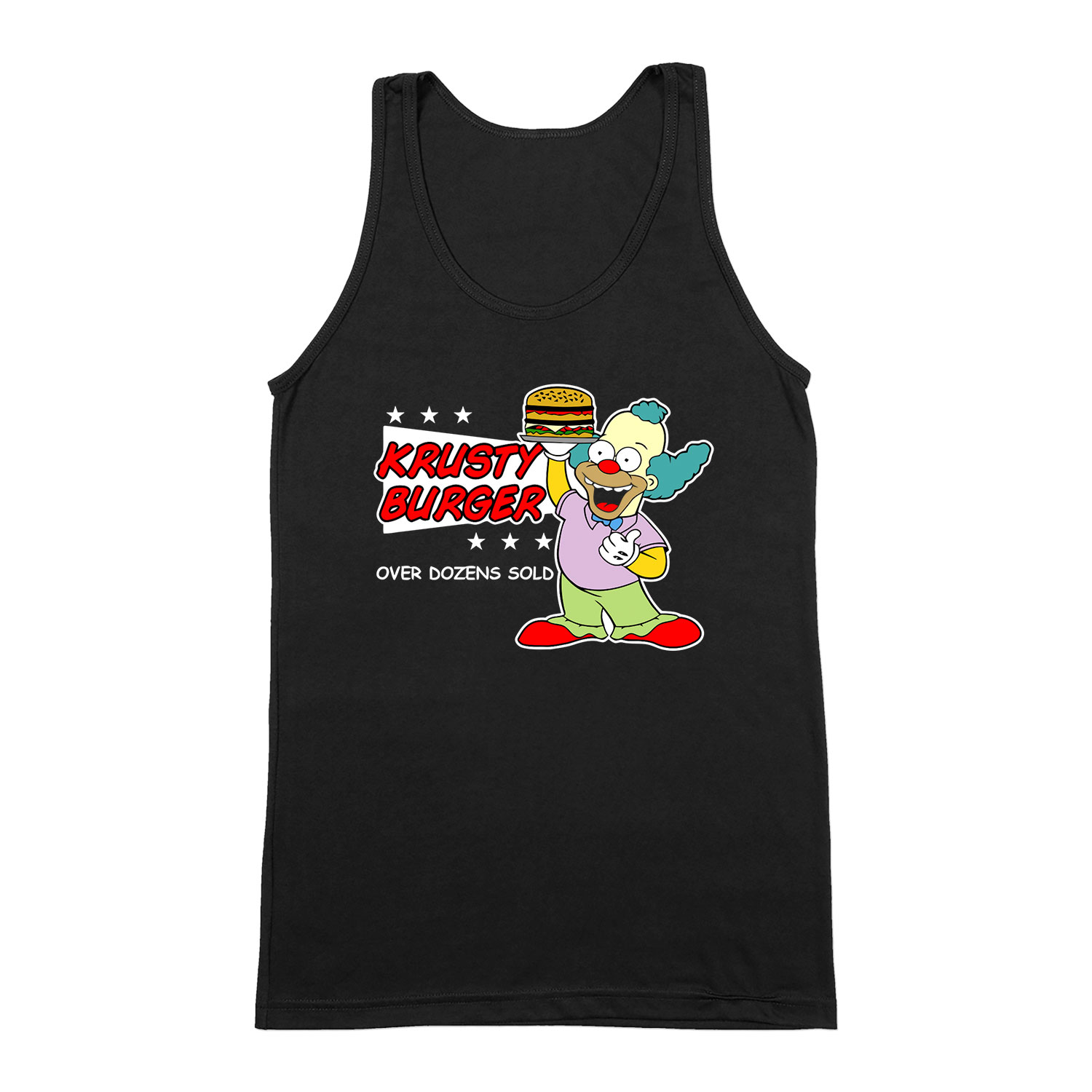 krusty burger simpson család Fekete Férfi Trikó