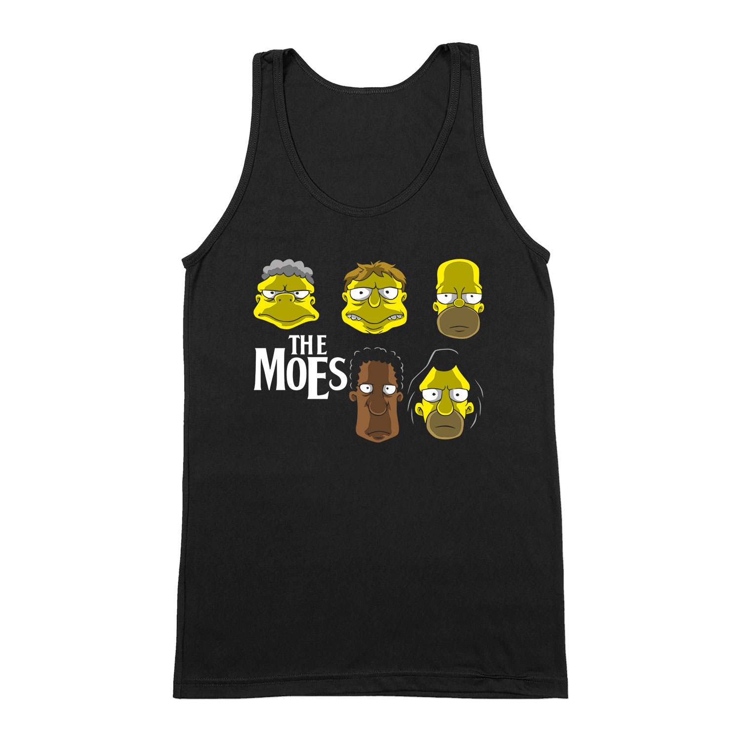 the moes simpson család Fekete Férfi Trikó