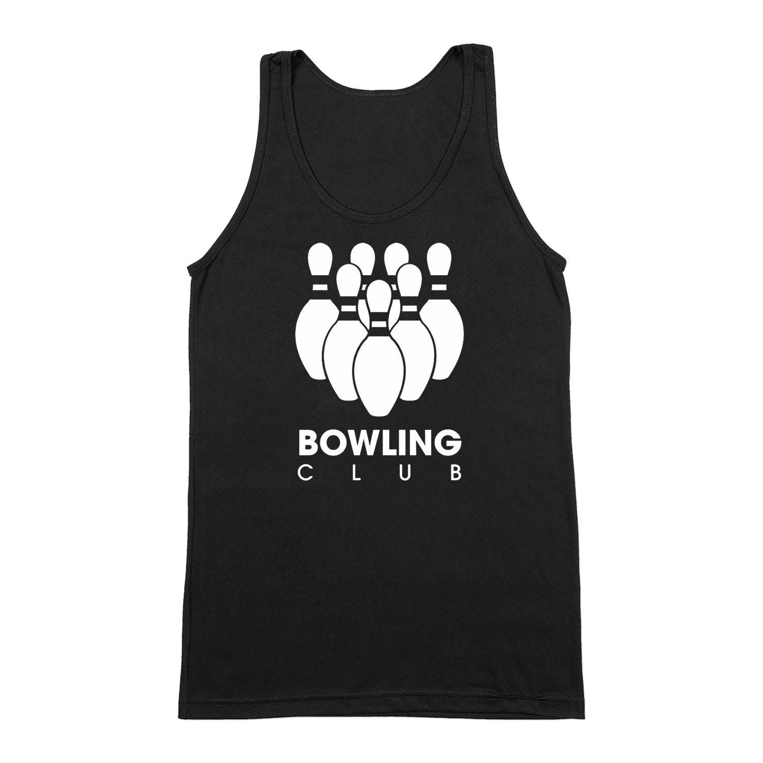 bowling club Fekete Férfi Trikó
