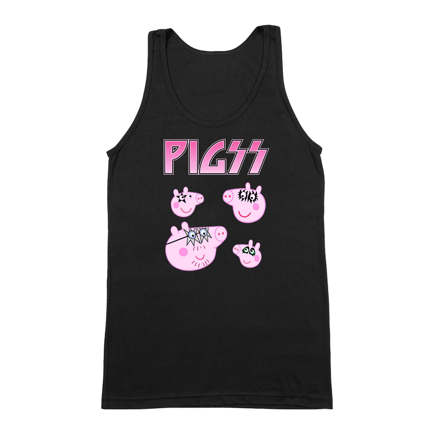 peppa malac peppa pig malacok Fekete Férfi Trikó
