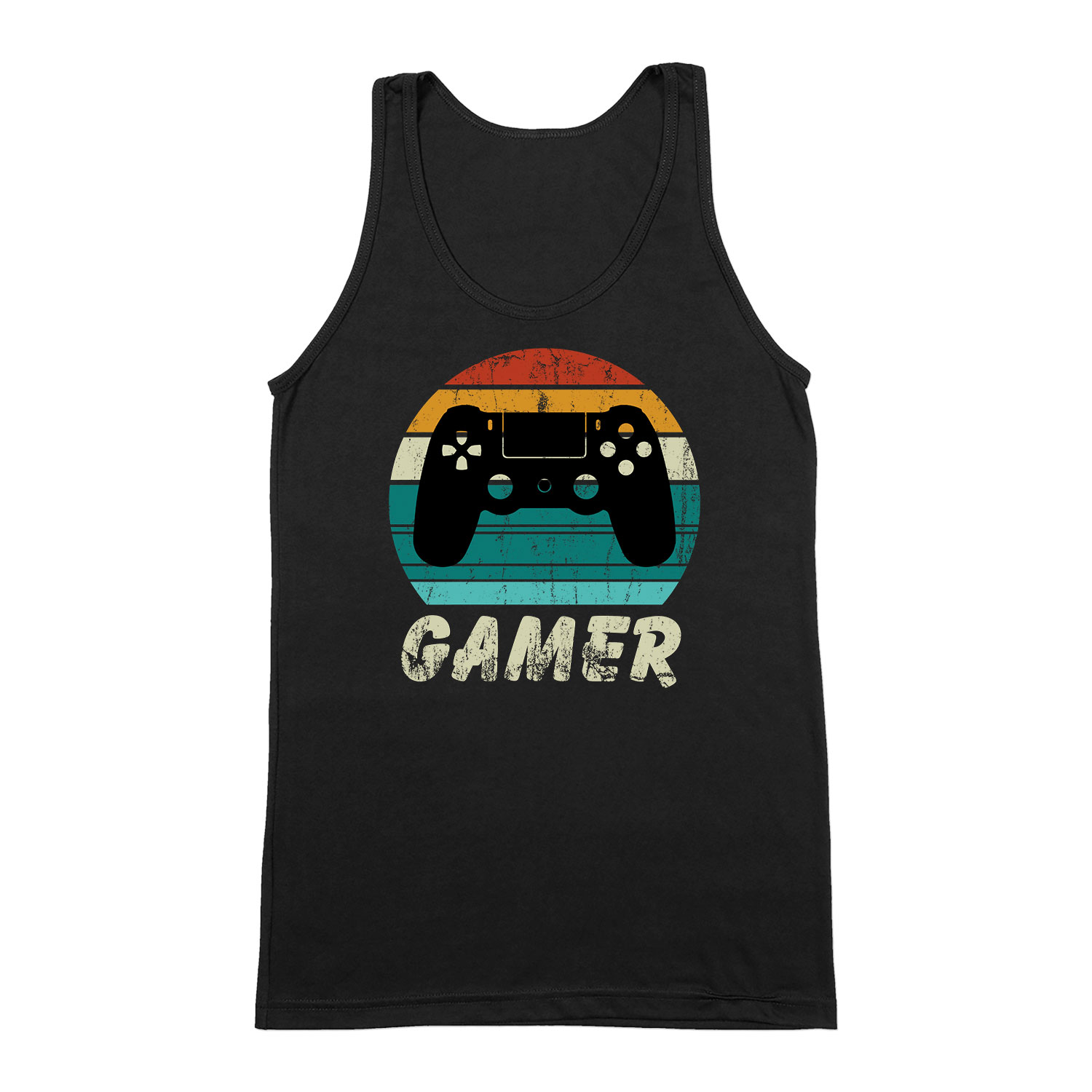 gamer Fekete Férfi Trikó