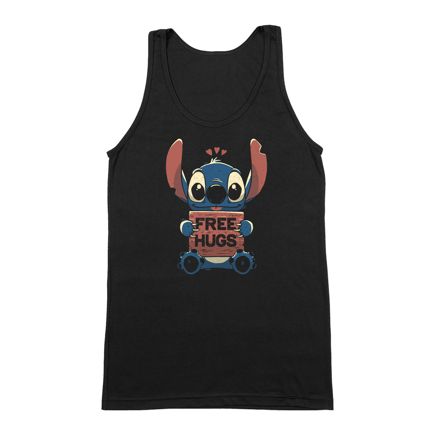 stitch Fekete Férfi Trikó