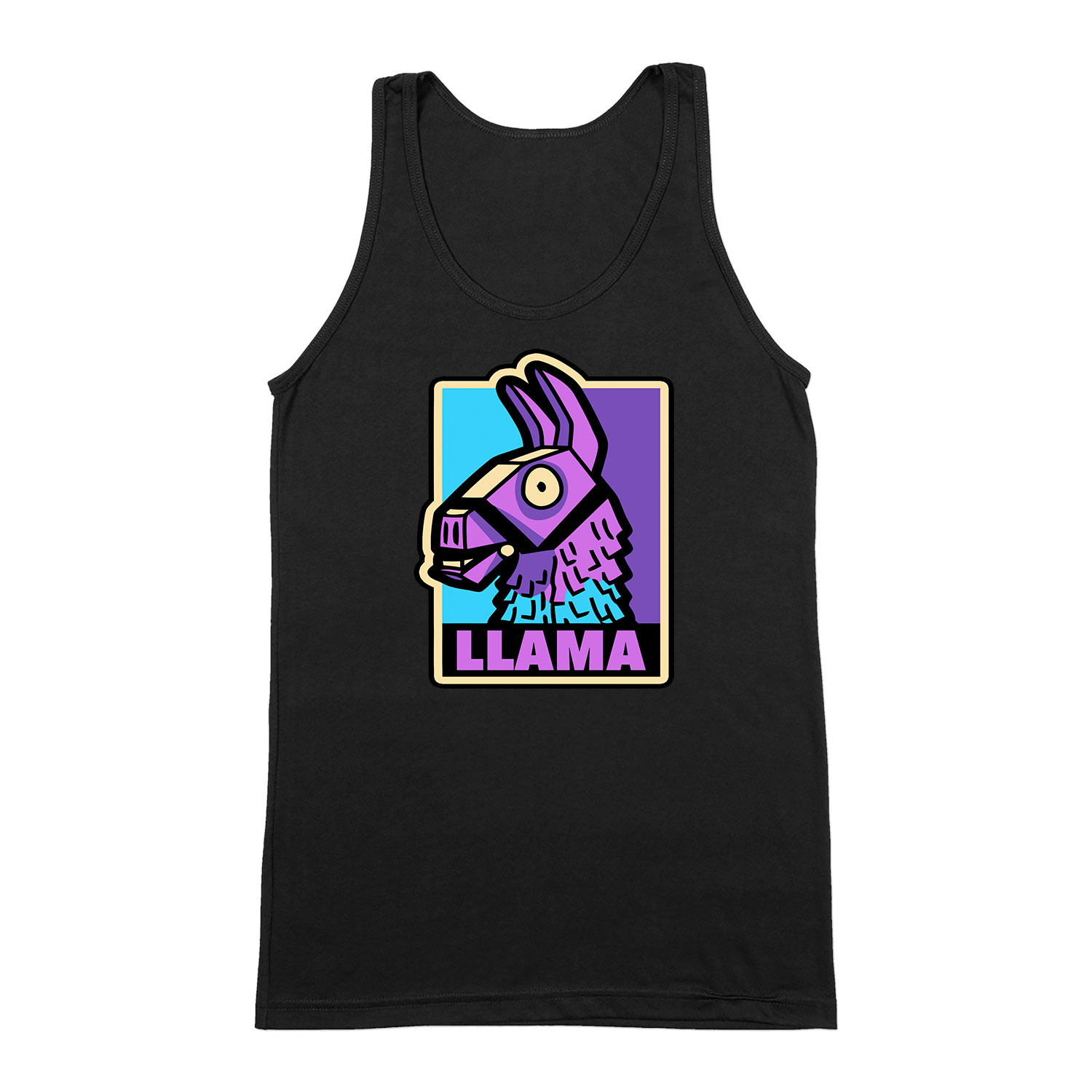 fortnite loot láma Fekete Férfi Trikó