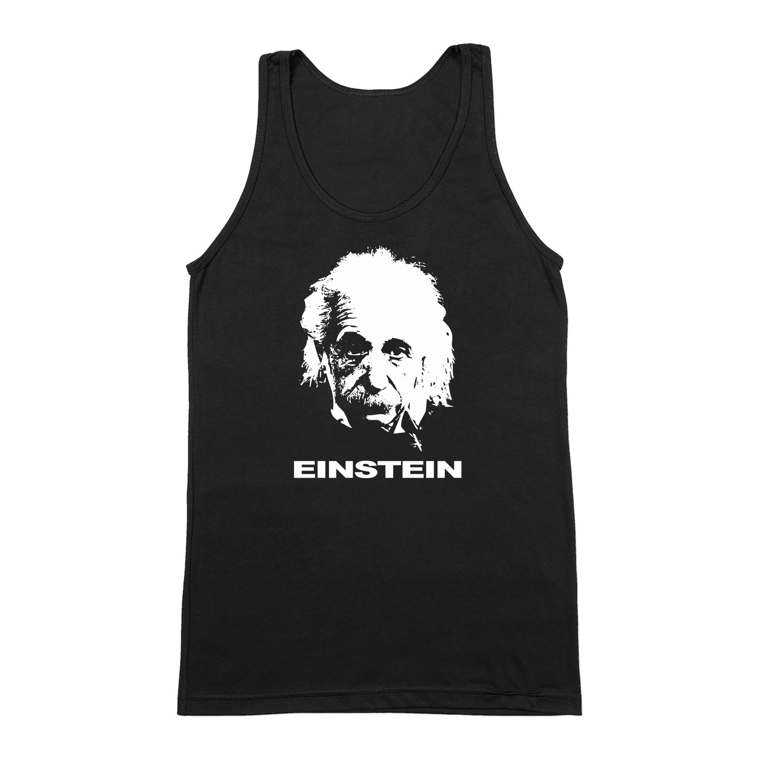 albert einstein Fekete Férfi Trikó