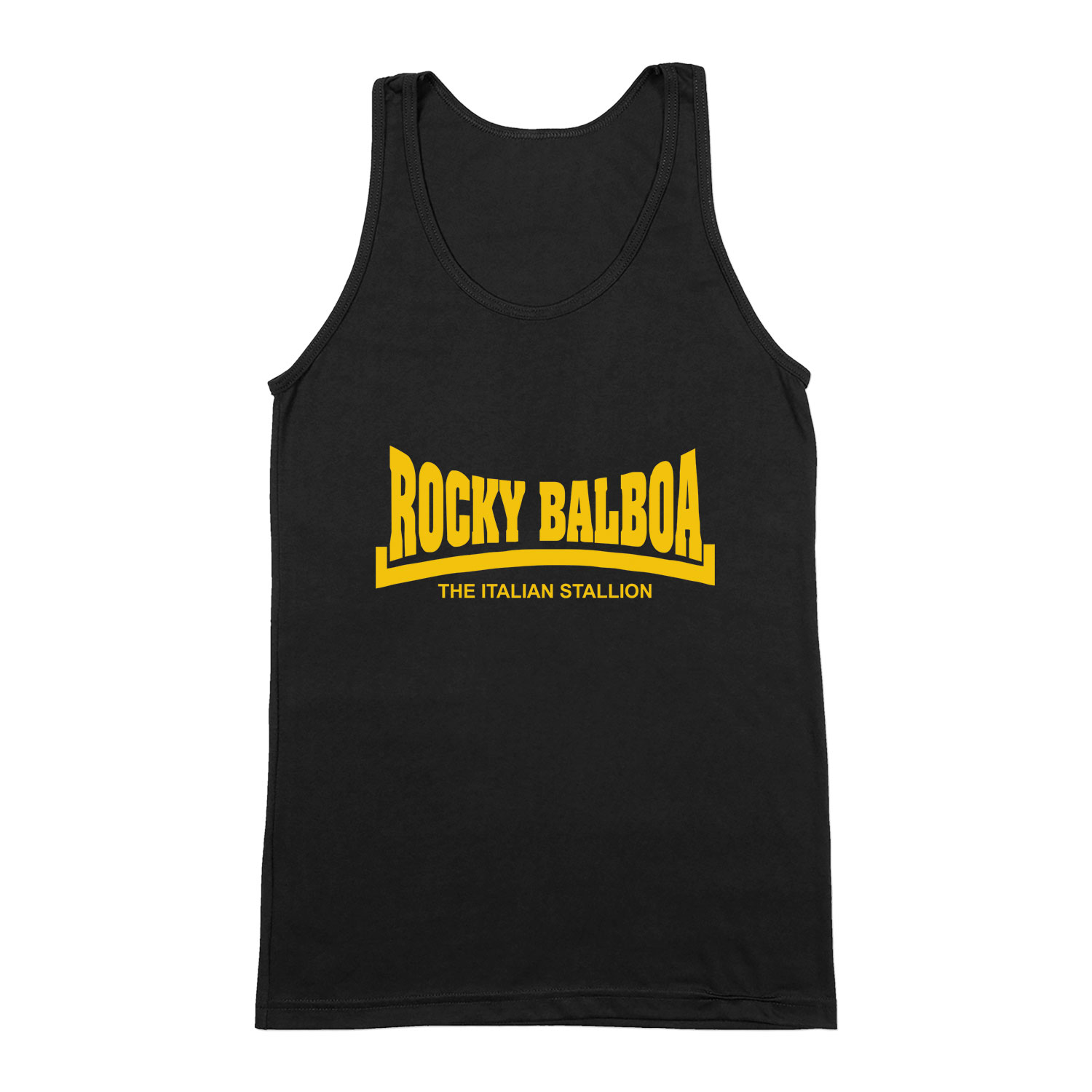 rocky balboa Fekete Férfi Trikó