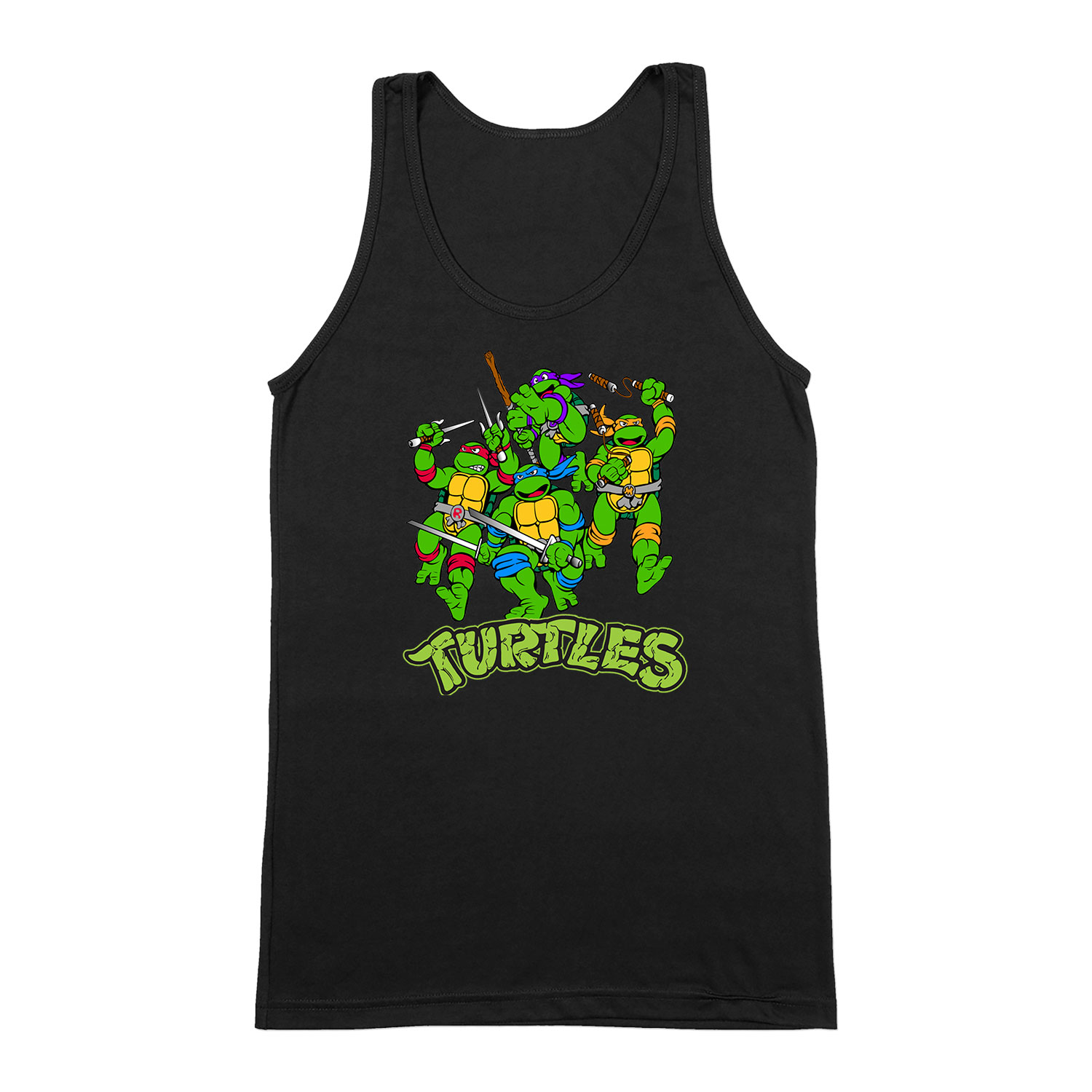tini ninja teknőcök tmnt Fekete Férfi Trikó