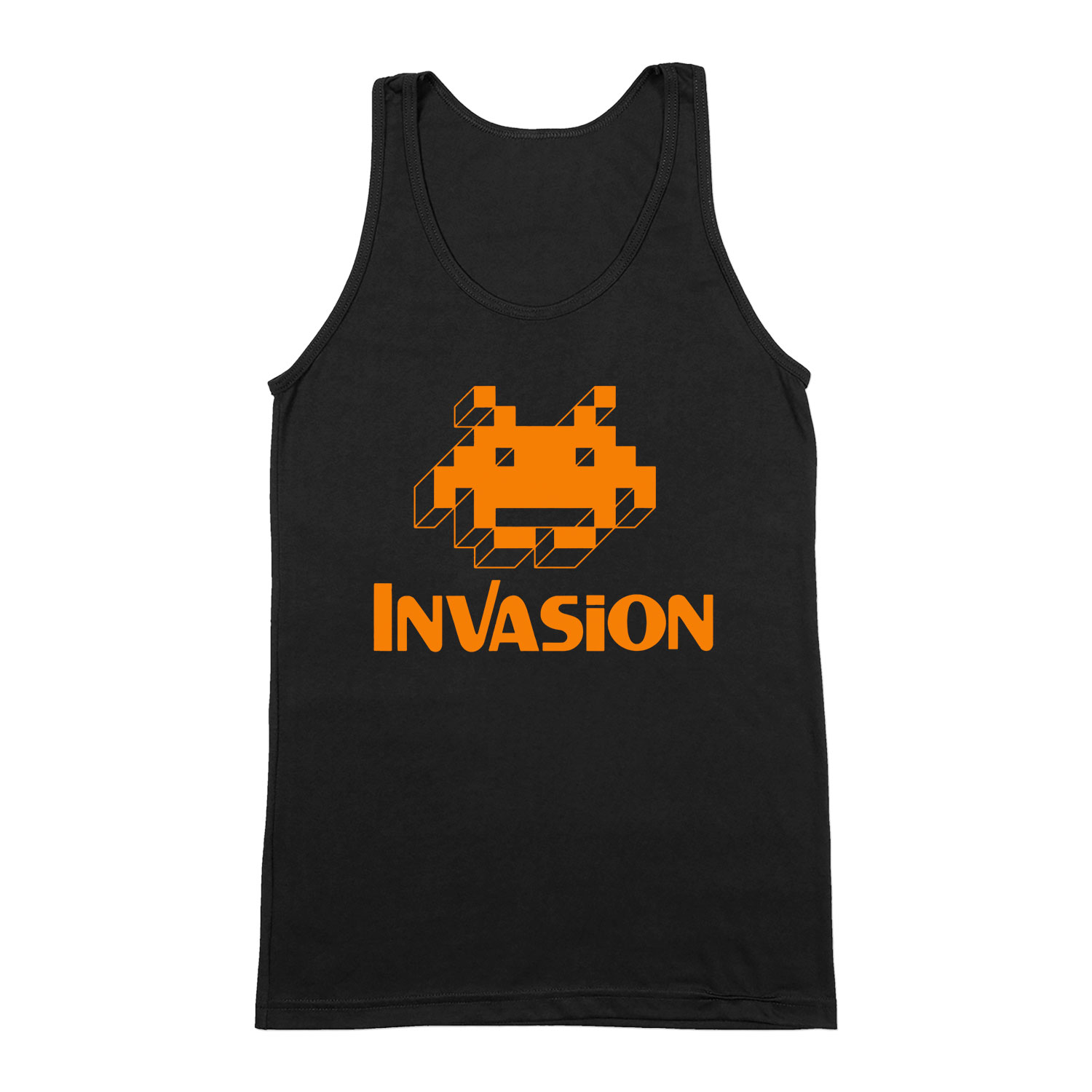 invasion invázió gamer Fekete Férfi Trikó