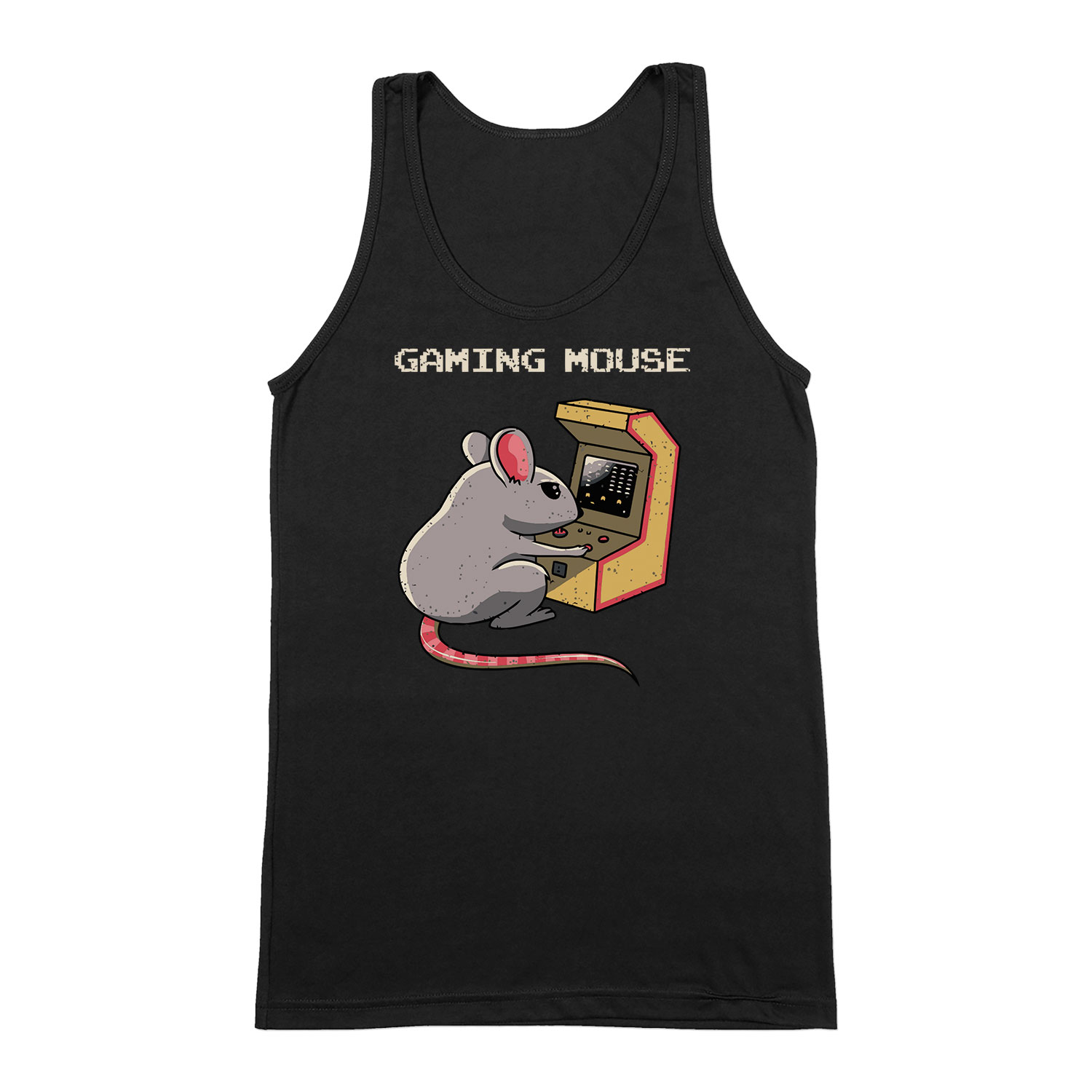 Gaming Mouse  Fekete Férfi Trikó