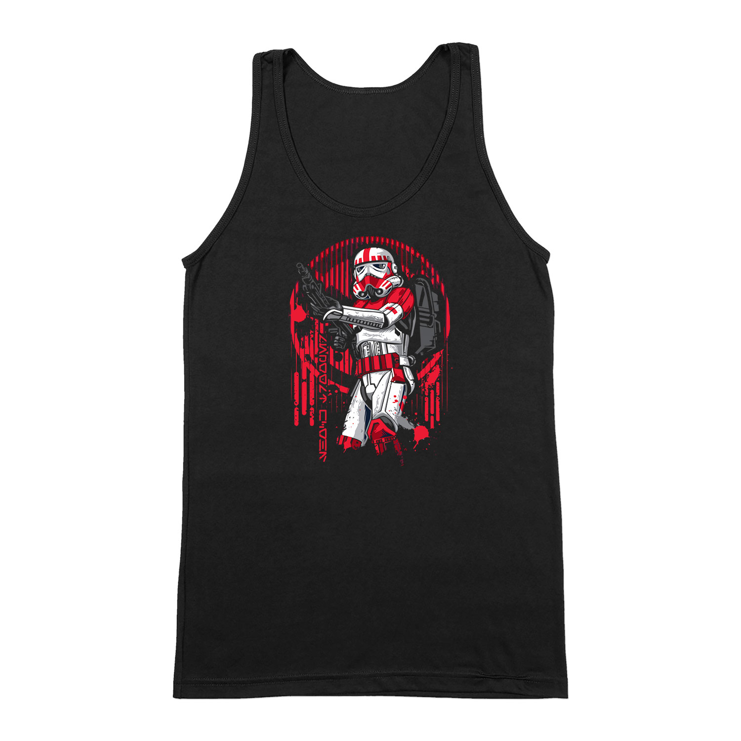clone trooper star wars Fekete Férfi Trikó