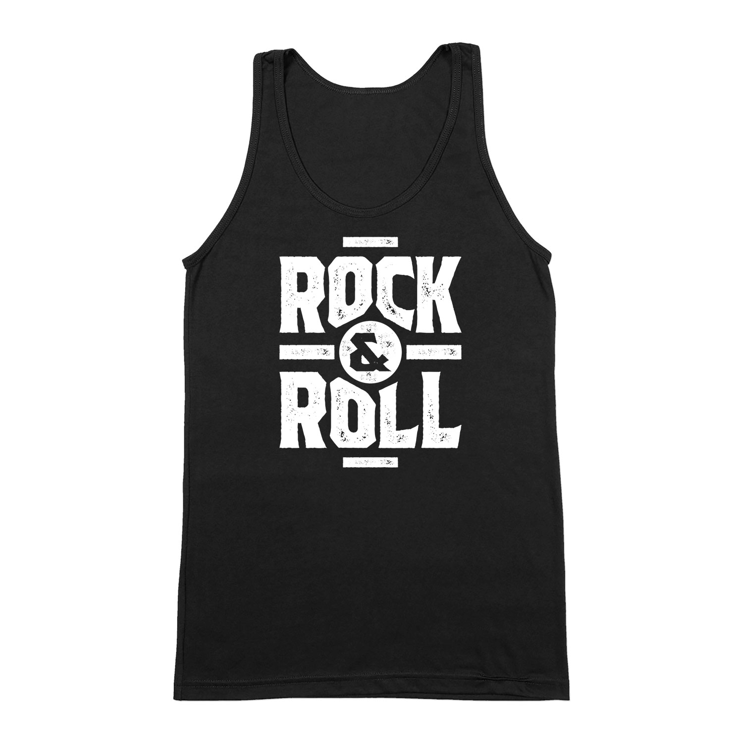 rock and roll Fekete Férfi Trikó