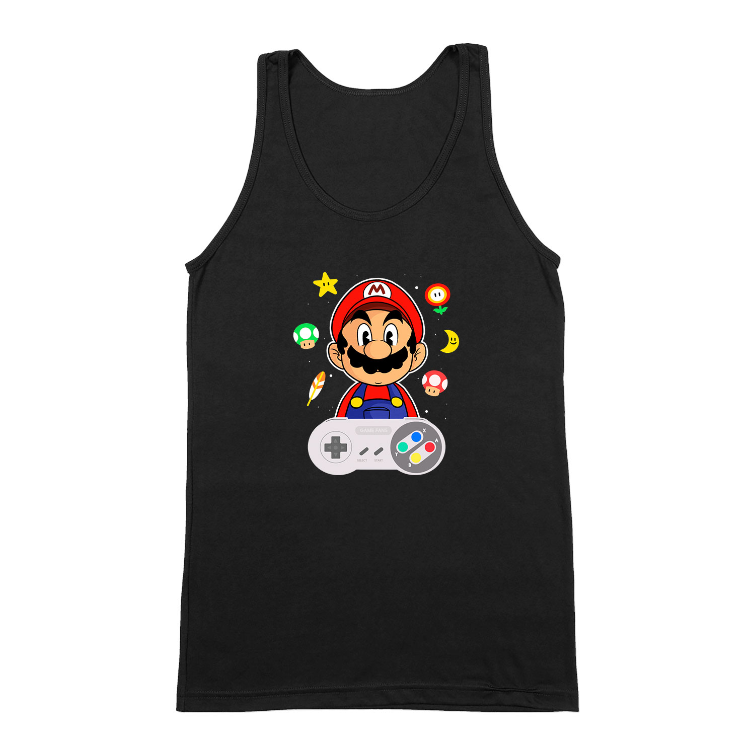 super mario Fekete Férfi Trikó