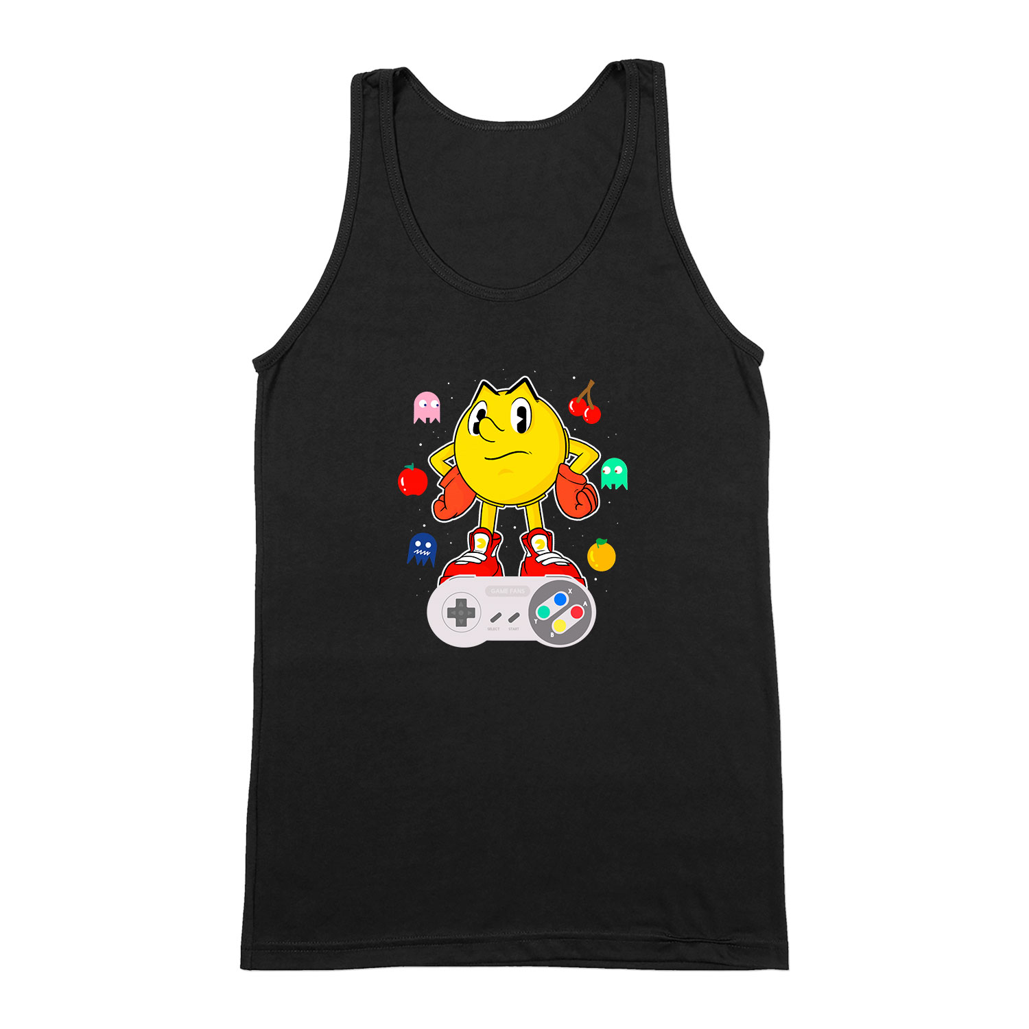 pacman Fekete Férfi Trikó