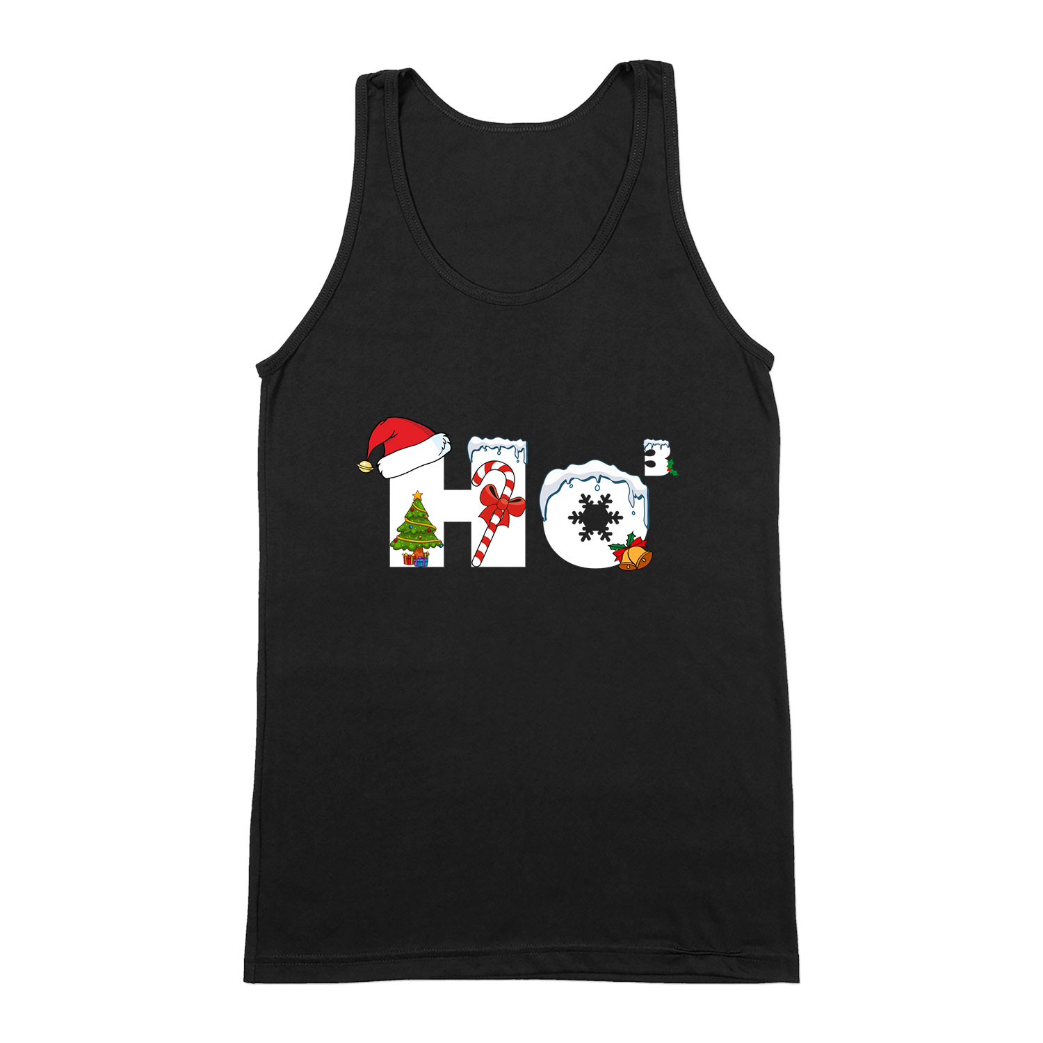 karácsony ho ho ho Fekete Férfi Trikó