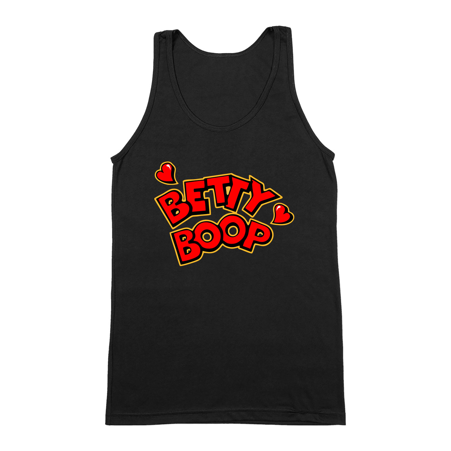 betty boop Fekete Férfi Trikó