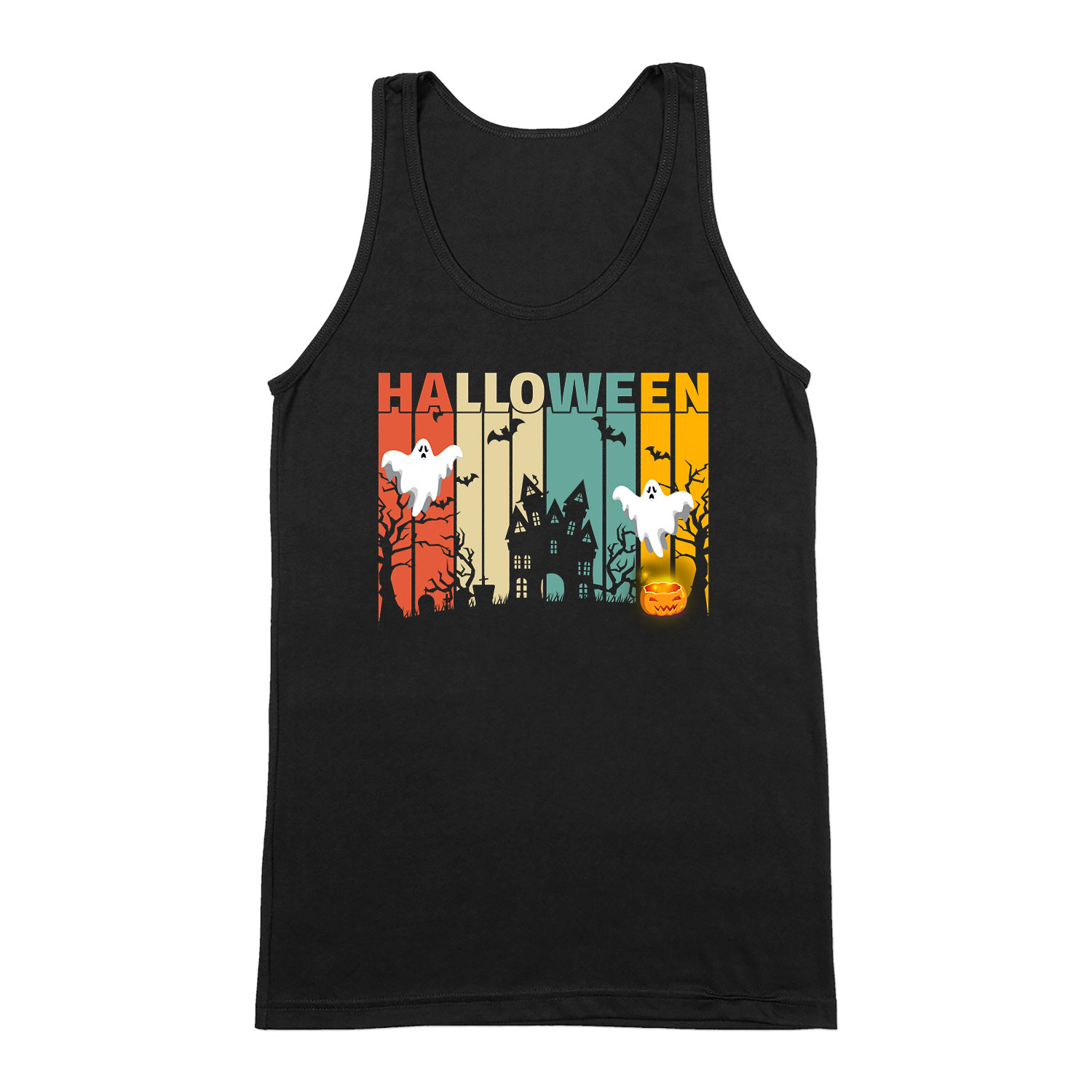 halloween Fekete Férfi Trikó