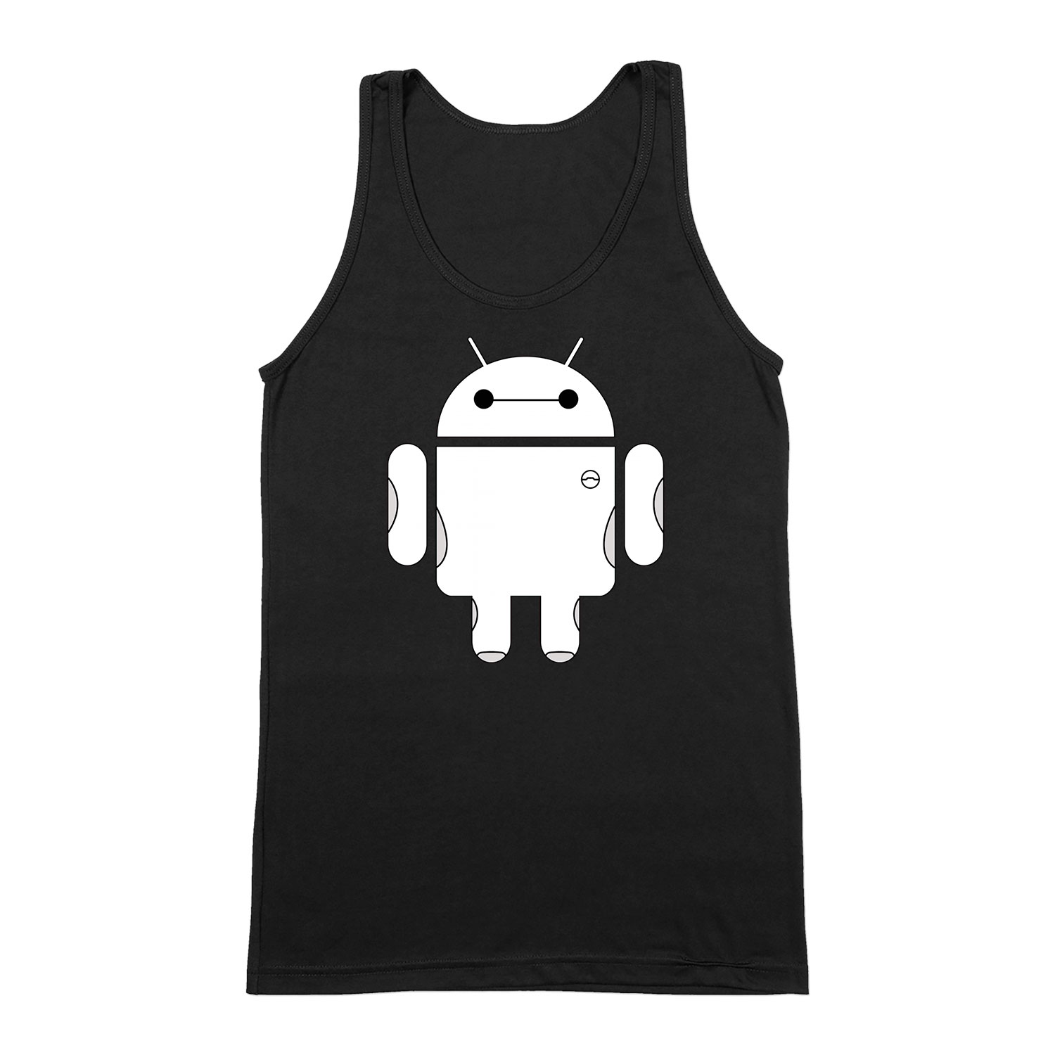 android bay max Fekete Férfi Trikó