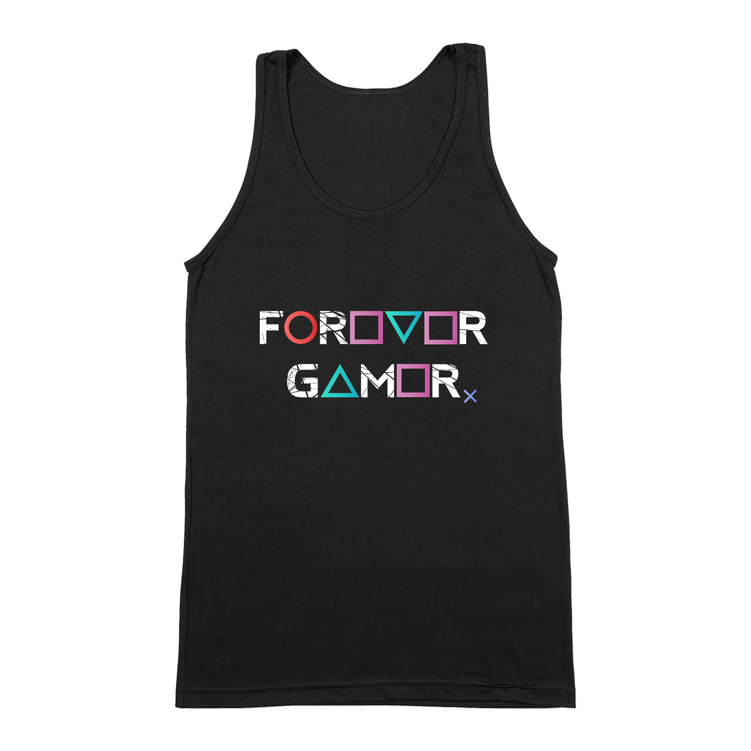 gamer forever playstation ps4 ps5 Fekete Férfi Trikó
