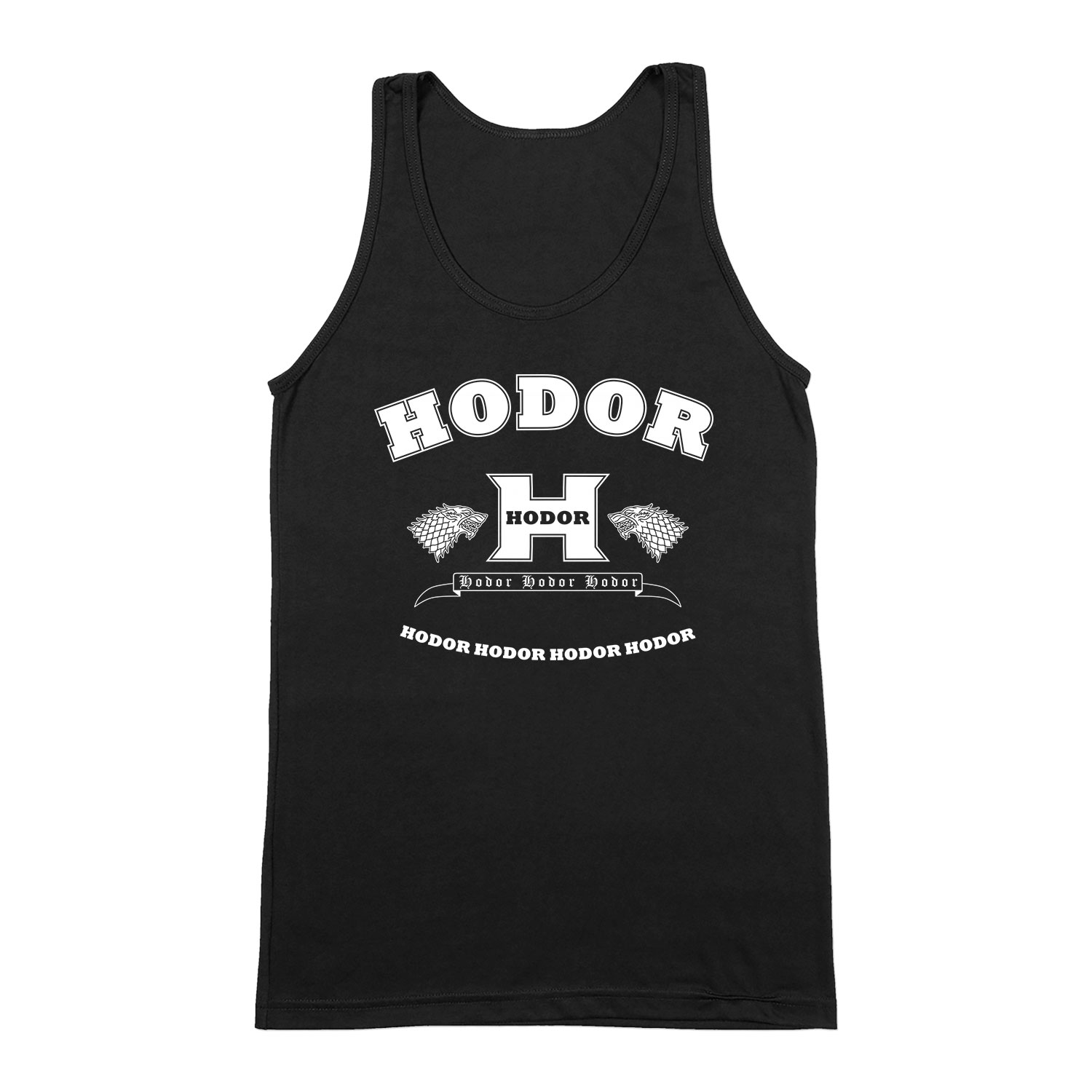hodor trónok harca game of thrones Fekete Férfi Trikó