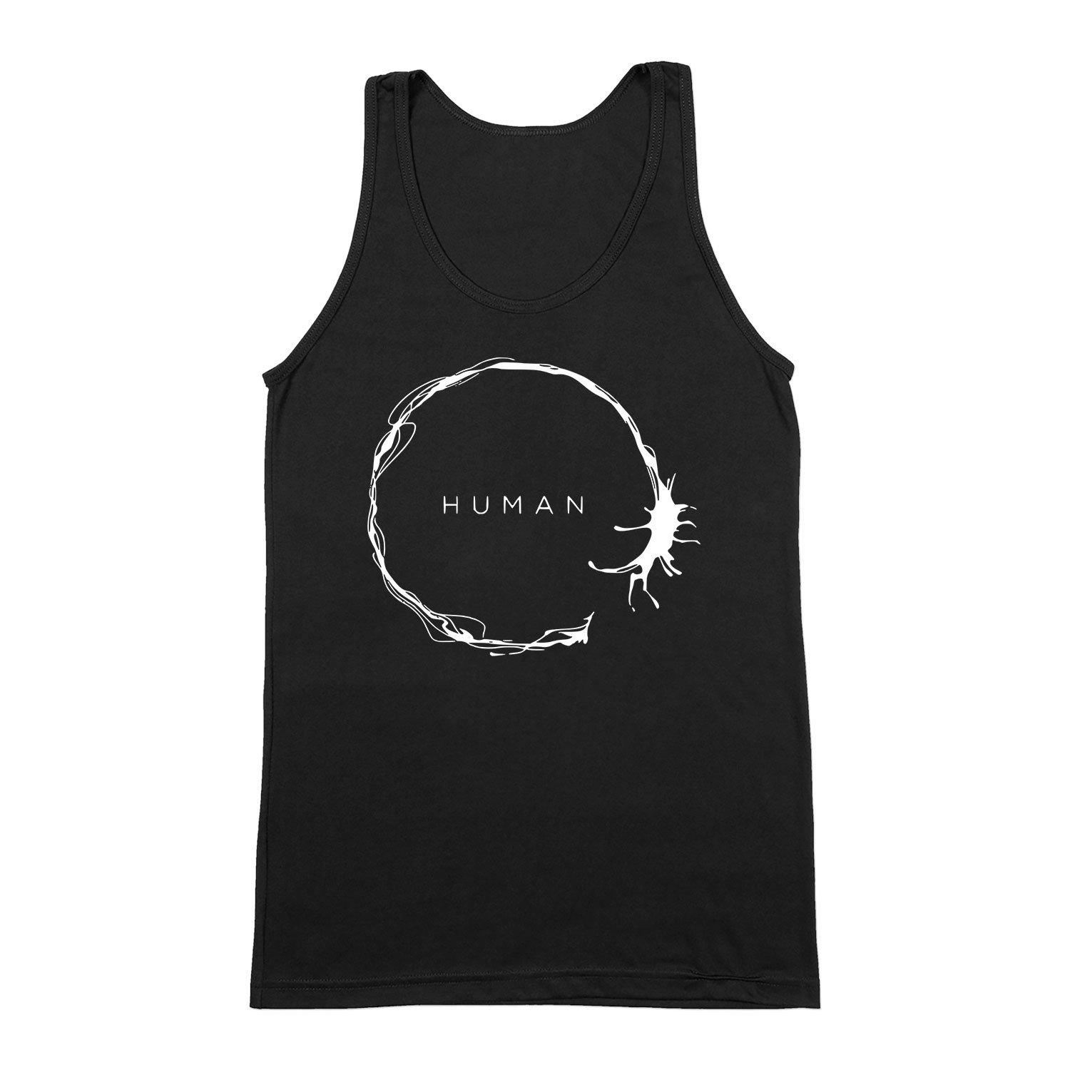 érkezés human arrival Fekete Férfi Trikó