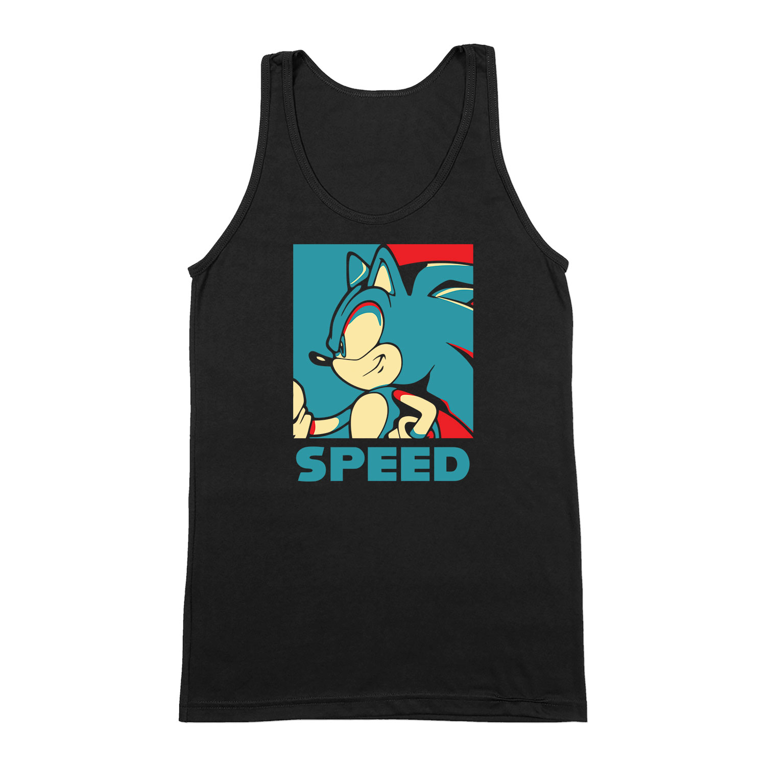 sonic Fekete Férfi Trikó