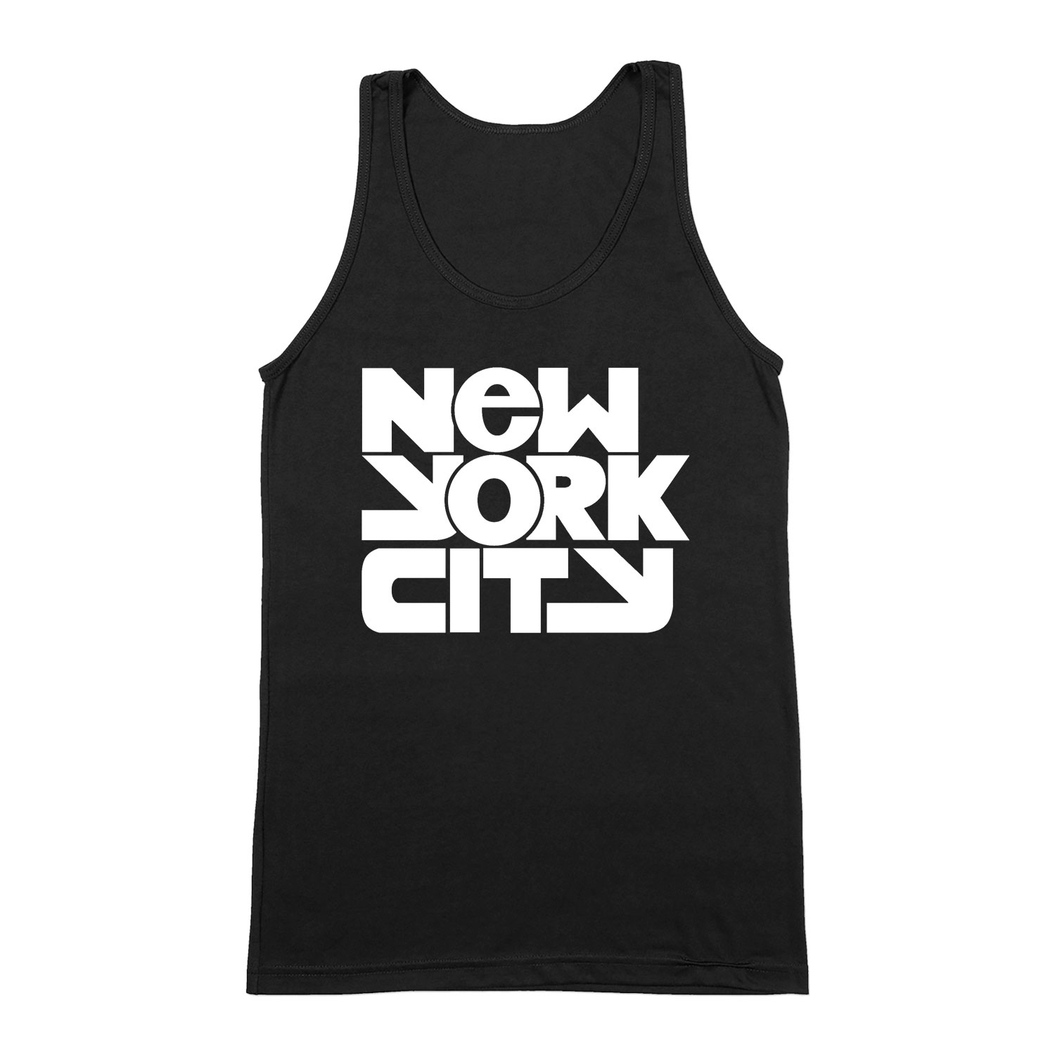 new york city Fekete Férfi Trikó