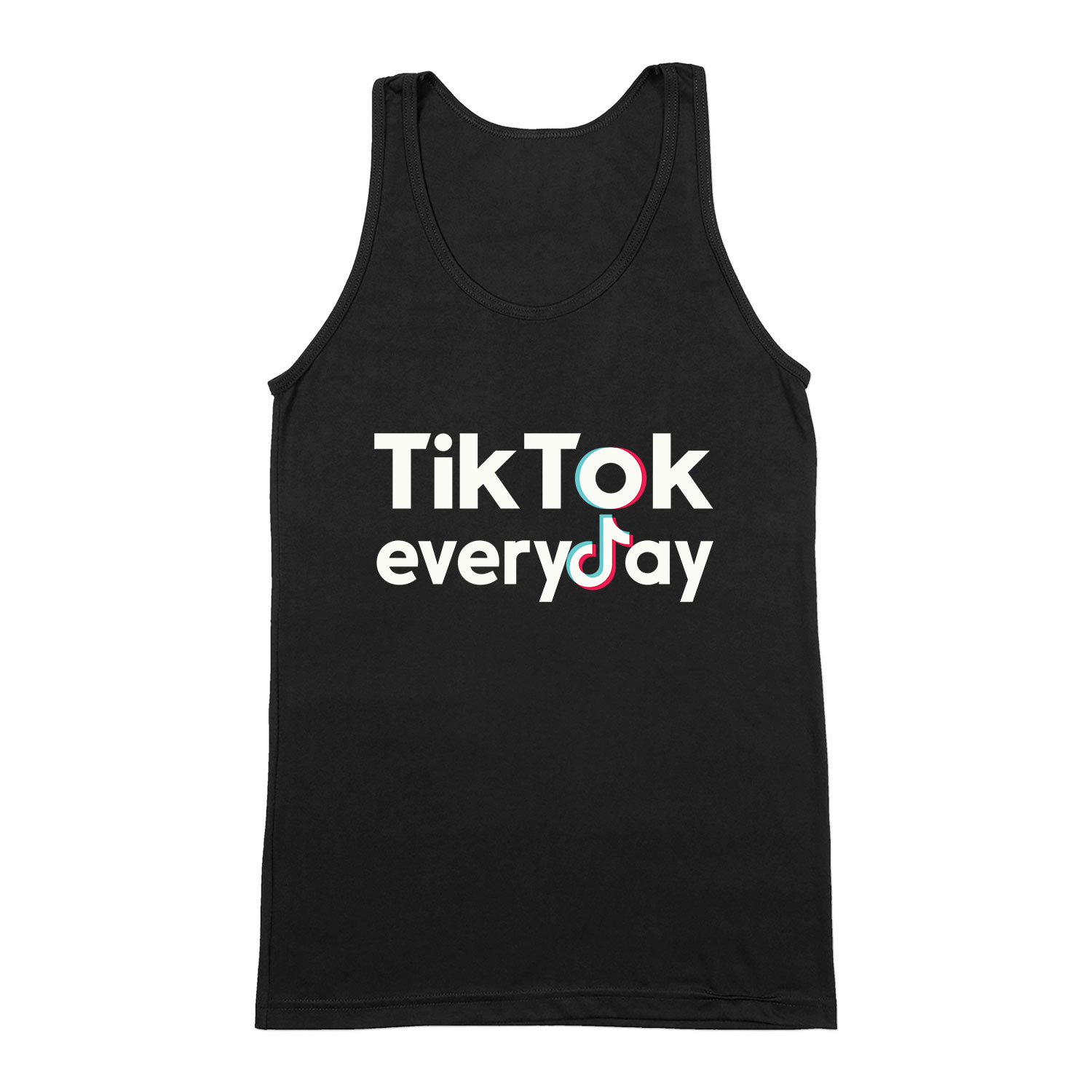 tik tok Fekete Férfi Trikó