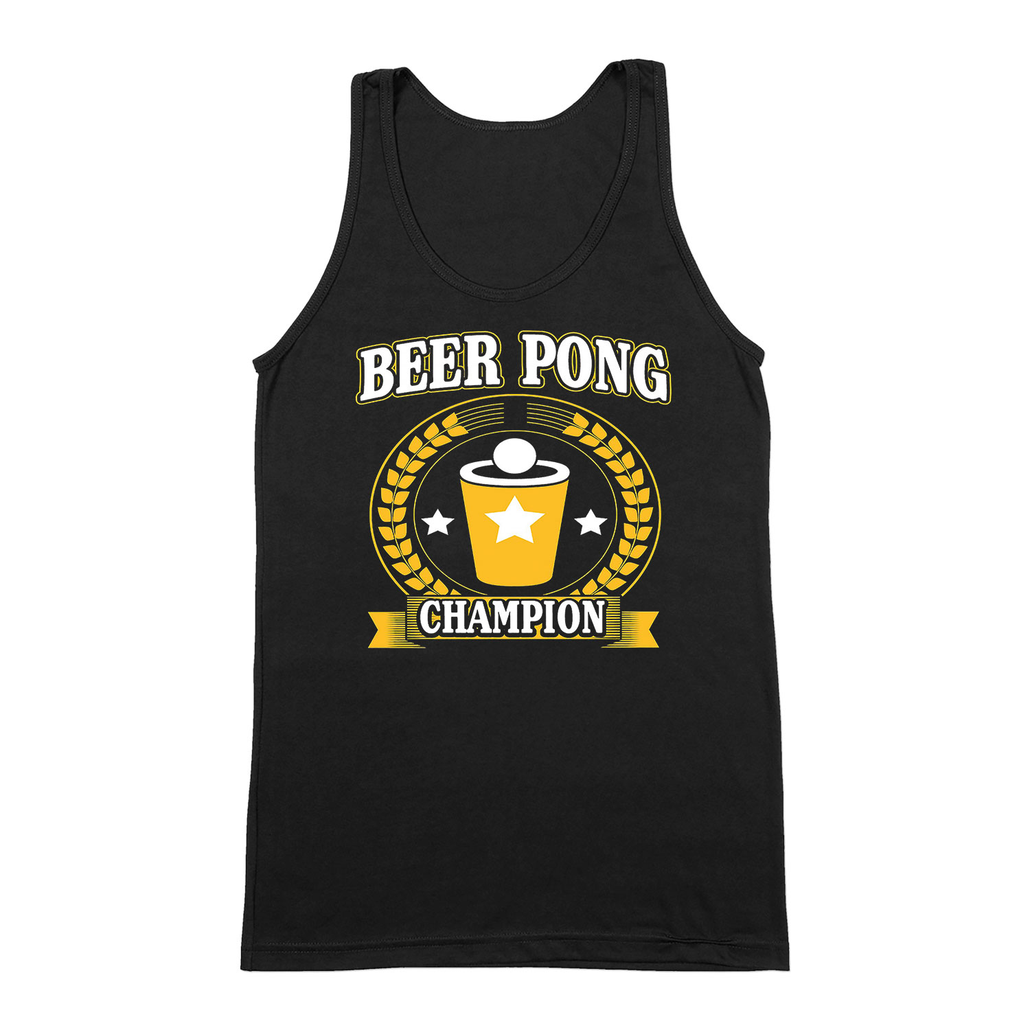 sörpong beer pong Fekete Férfi Trikó
