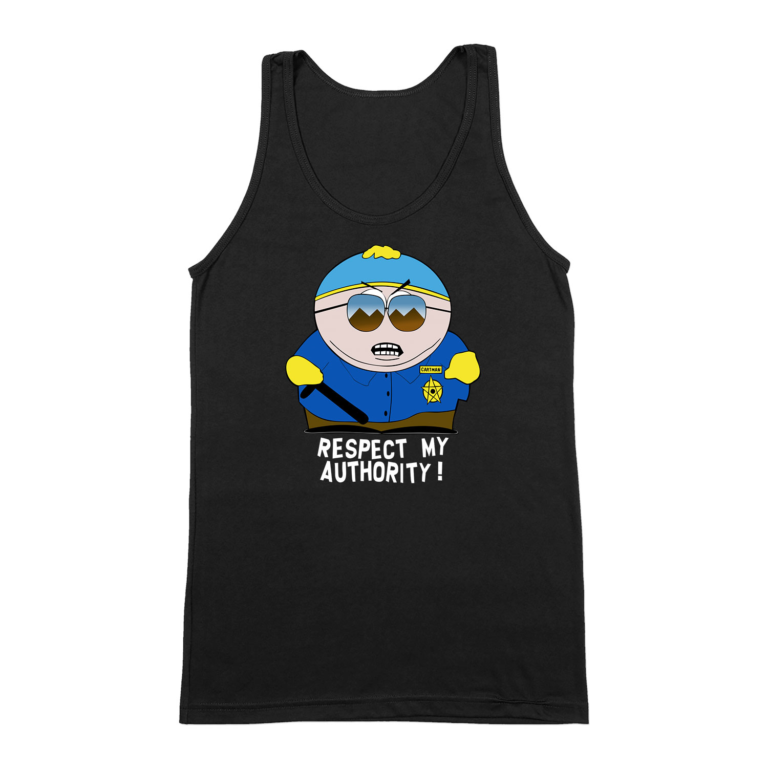 south park eric cartman Fekete Férfi Trikó