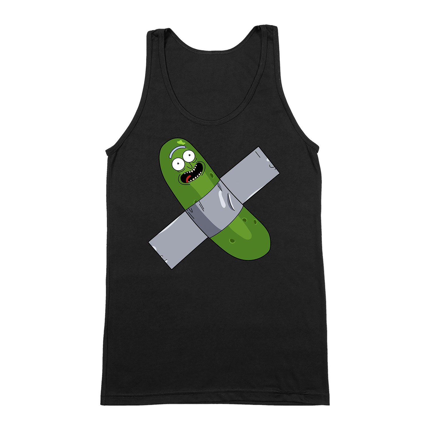 ubi rick rick és morty pickle rick Fekete Férfi Trikó