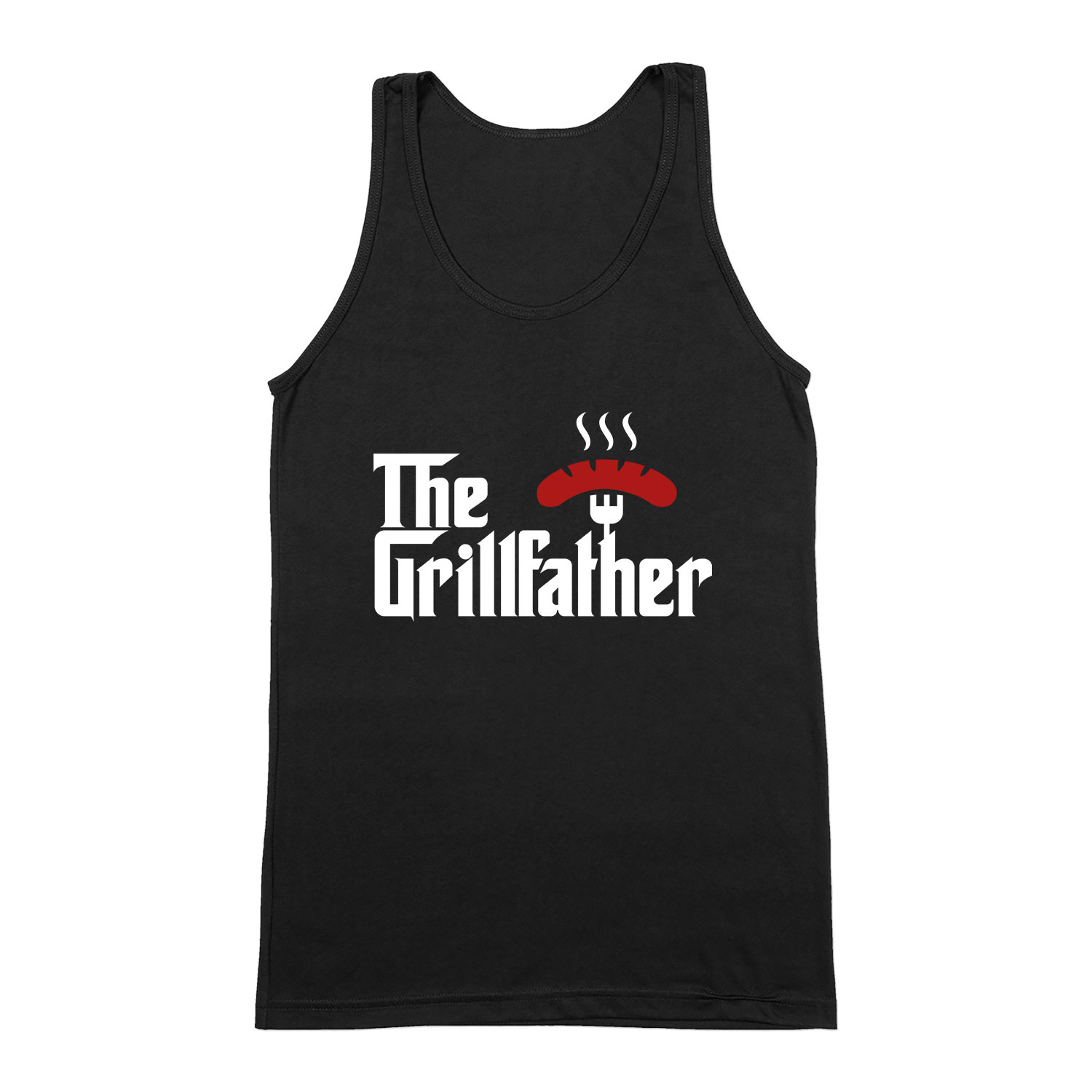 grill grillezés Fekete Férfi Trikó