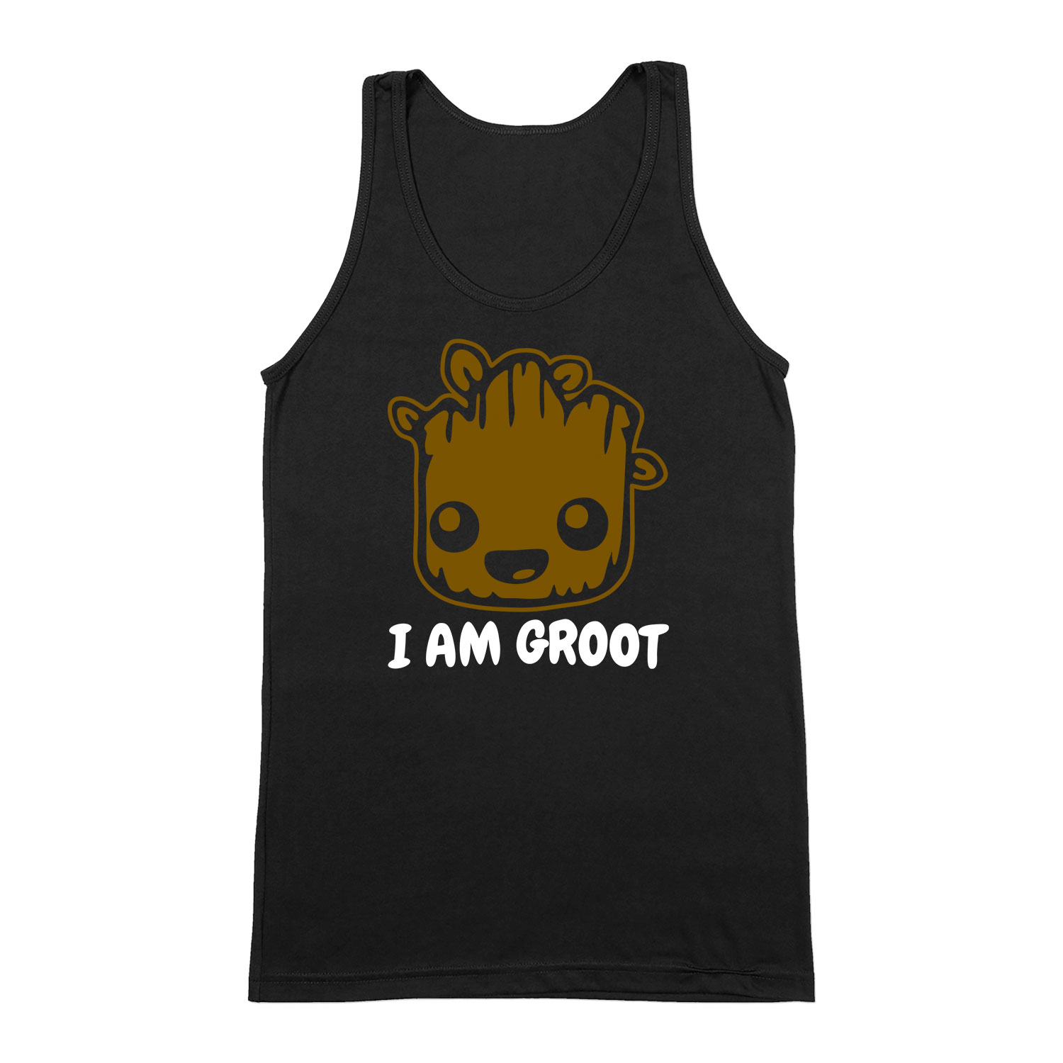 i am groot Fekete Férfi Trikó