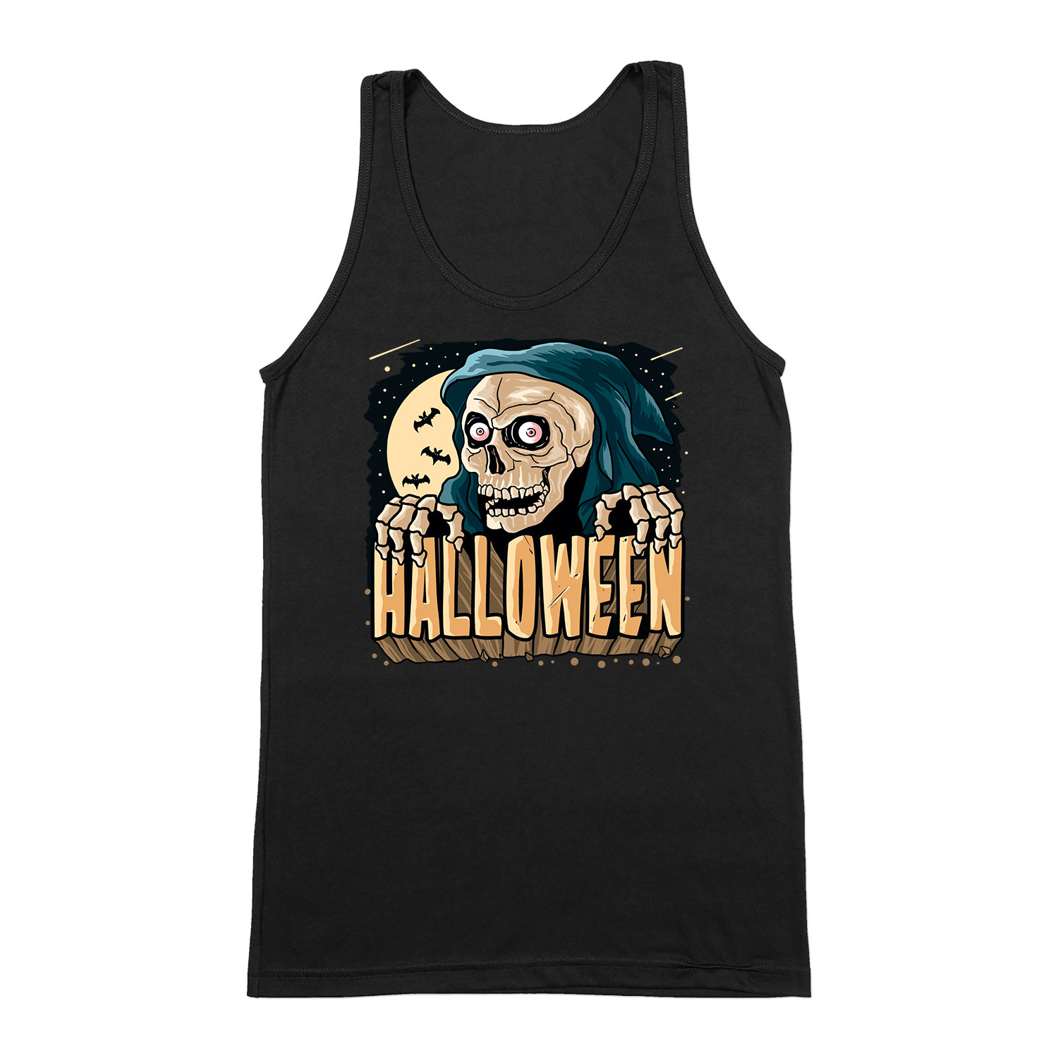 Halloween Fekete Férfi Trikó