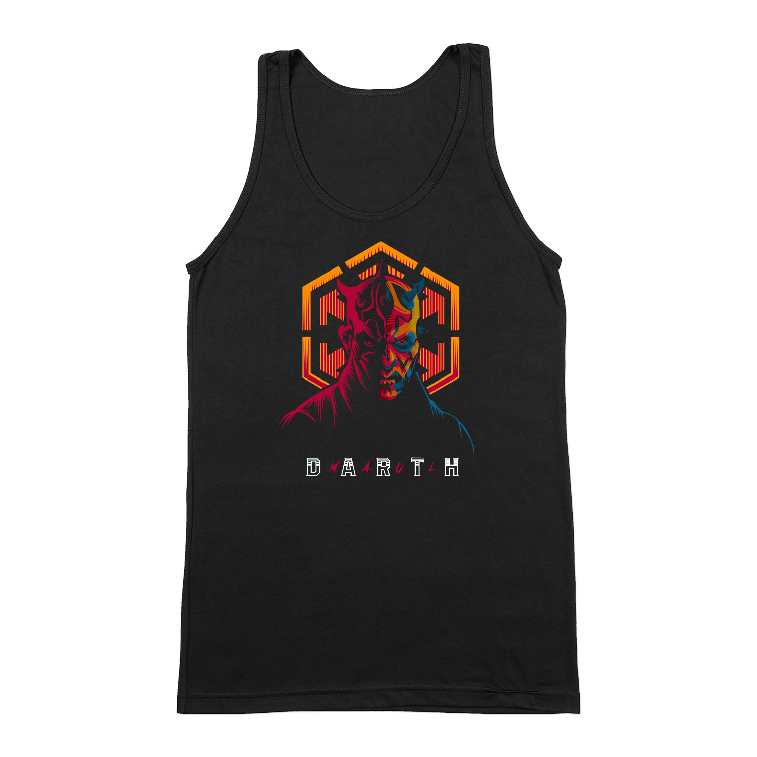 darth maul star wars Fekete Férfi Trikó