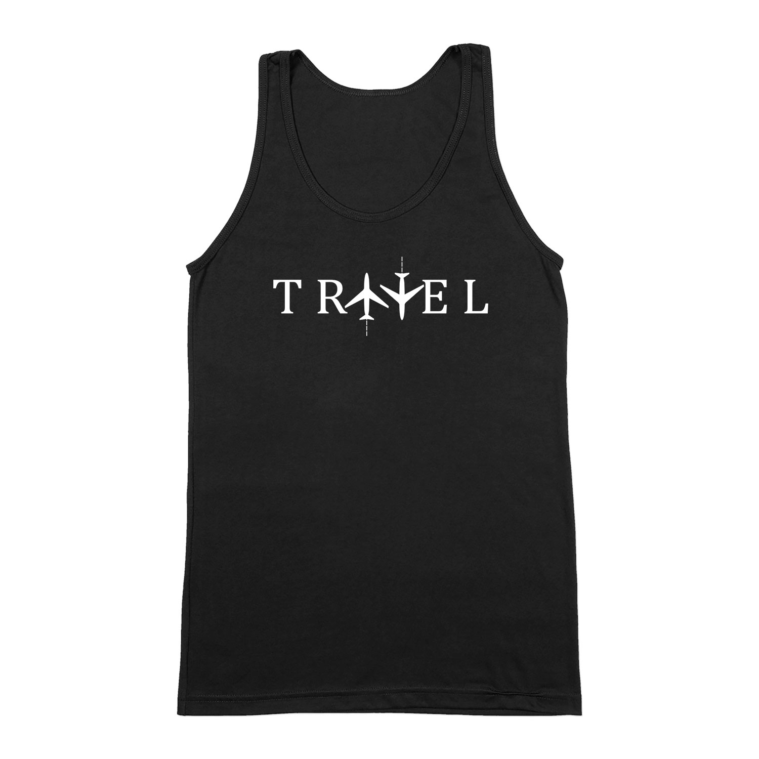 travel utazás utazni Fekete Férfi Trikó