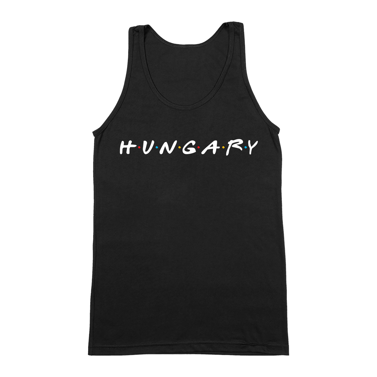 hungary magyarország Fekete Férfi Trikó