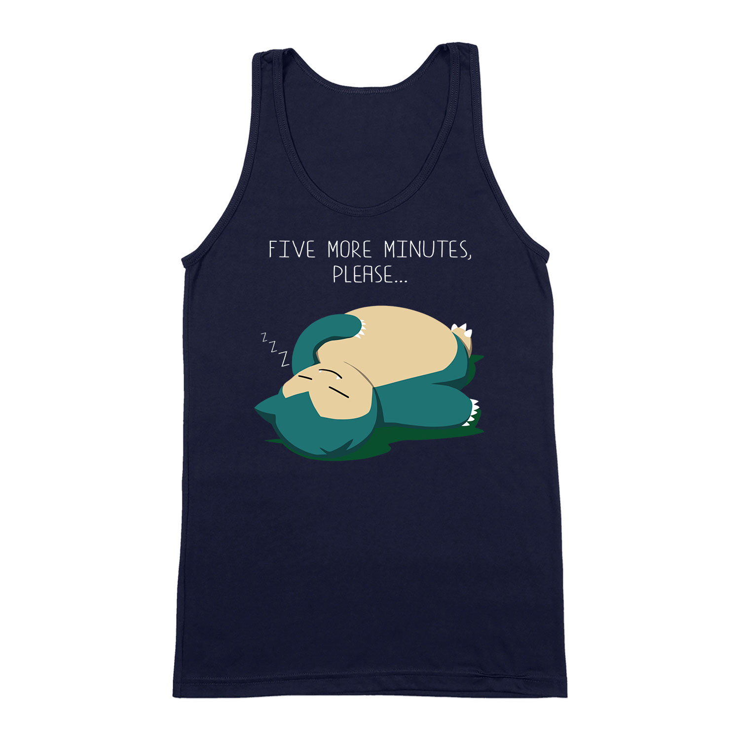 snorlax pokemon lusta alvós még öt perc Sötétkék Férfi Trikó