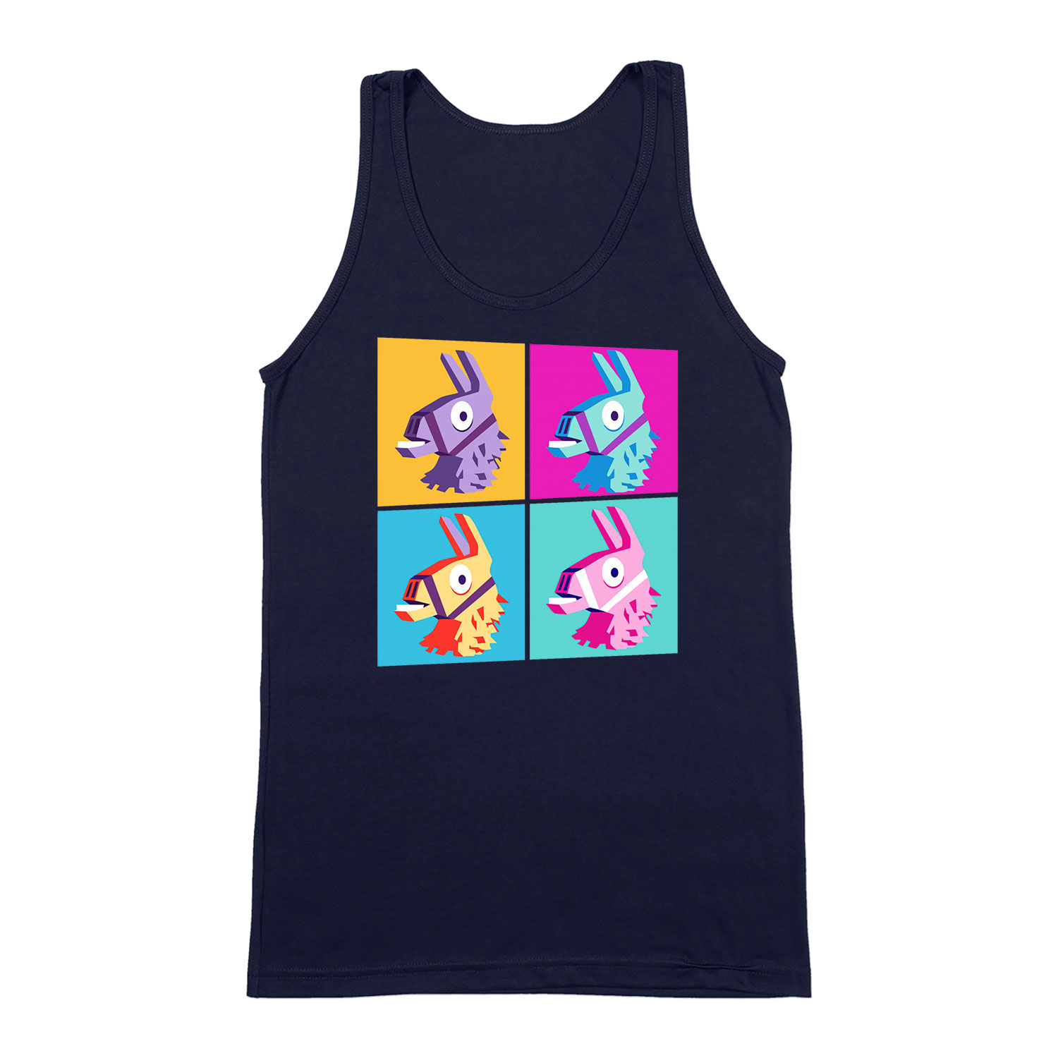 loot láma fortnite loot llama Sötétkék Férfi Trikó