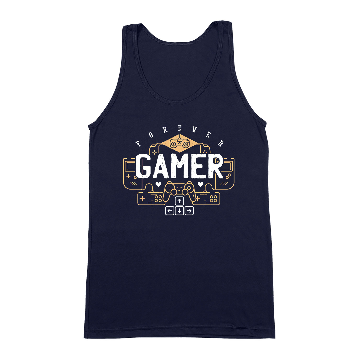 Gamer Forever Sötétkék Férfi Trikó