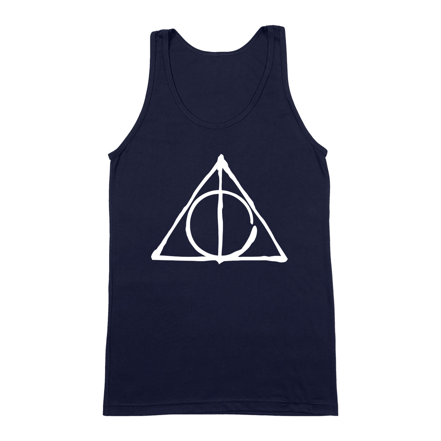 halál ereklyéi harry potter Sötétkék Férfi Trikó