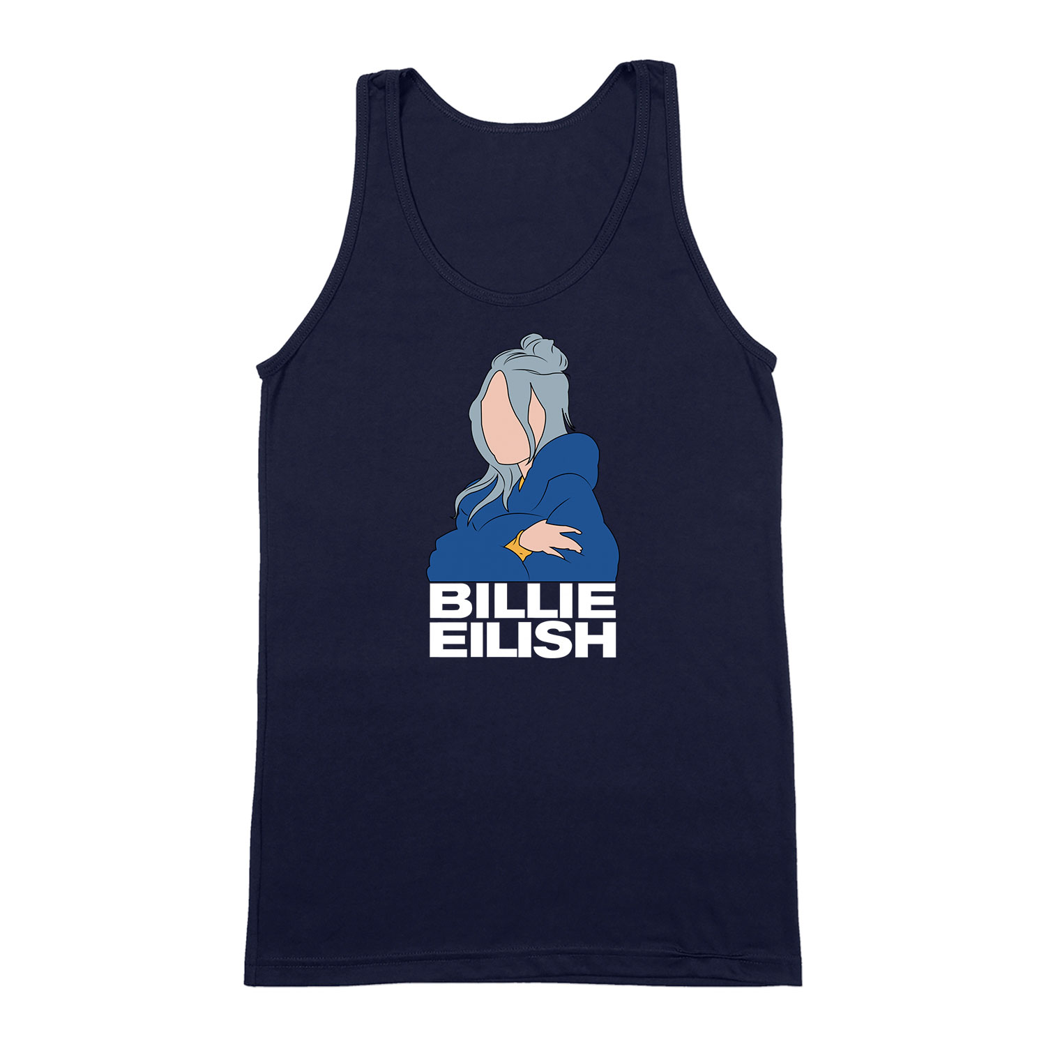 billie eilish Sötétkék Férfi Trikó