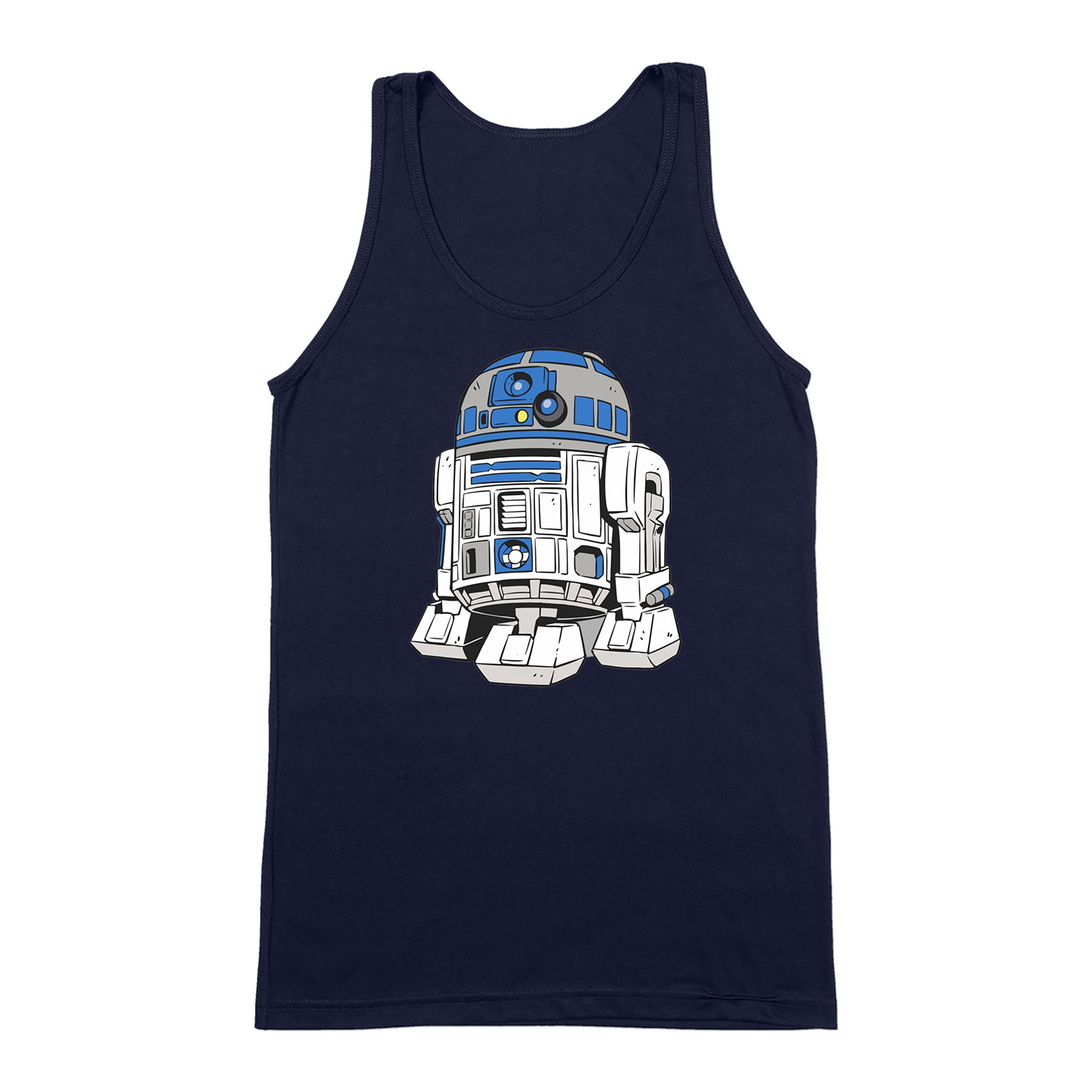 r2d2 star wars Sötétkék Férfi Trikó
