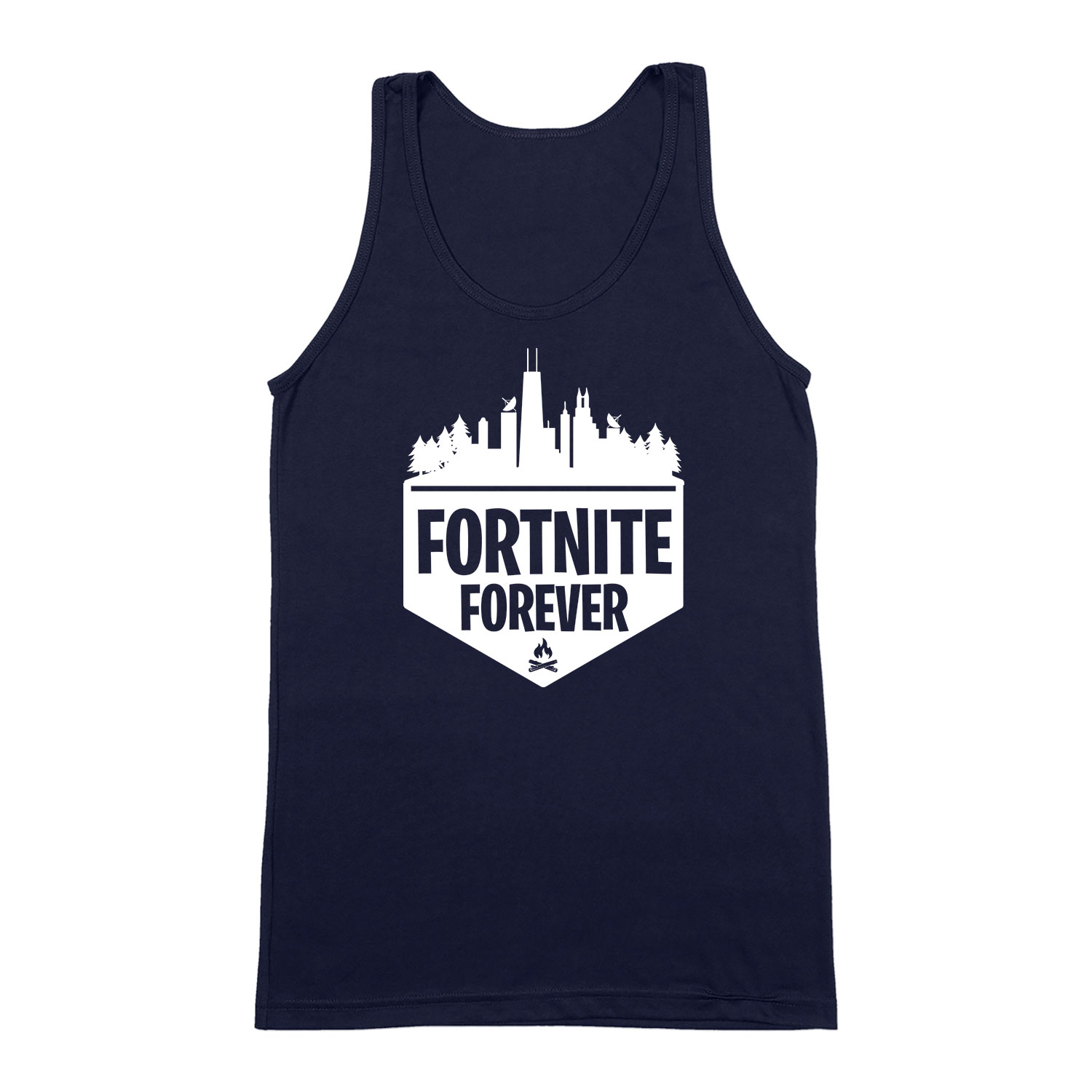 fortnite forever Sötétkék Férfi Trikó