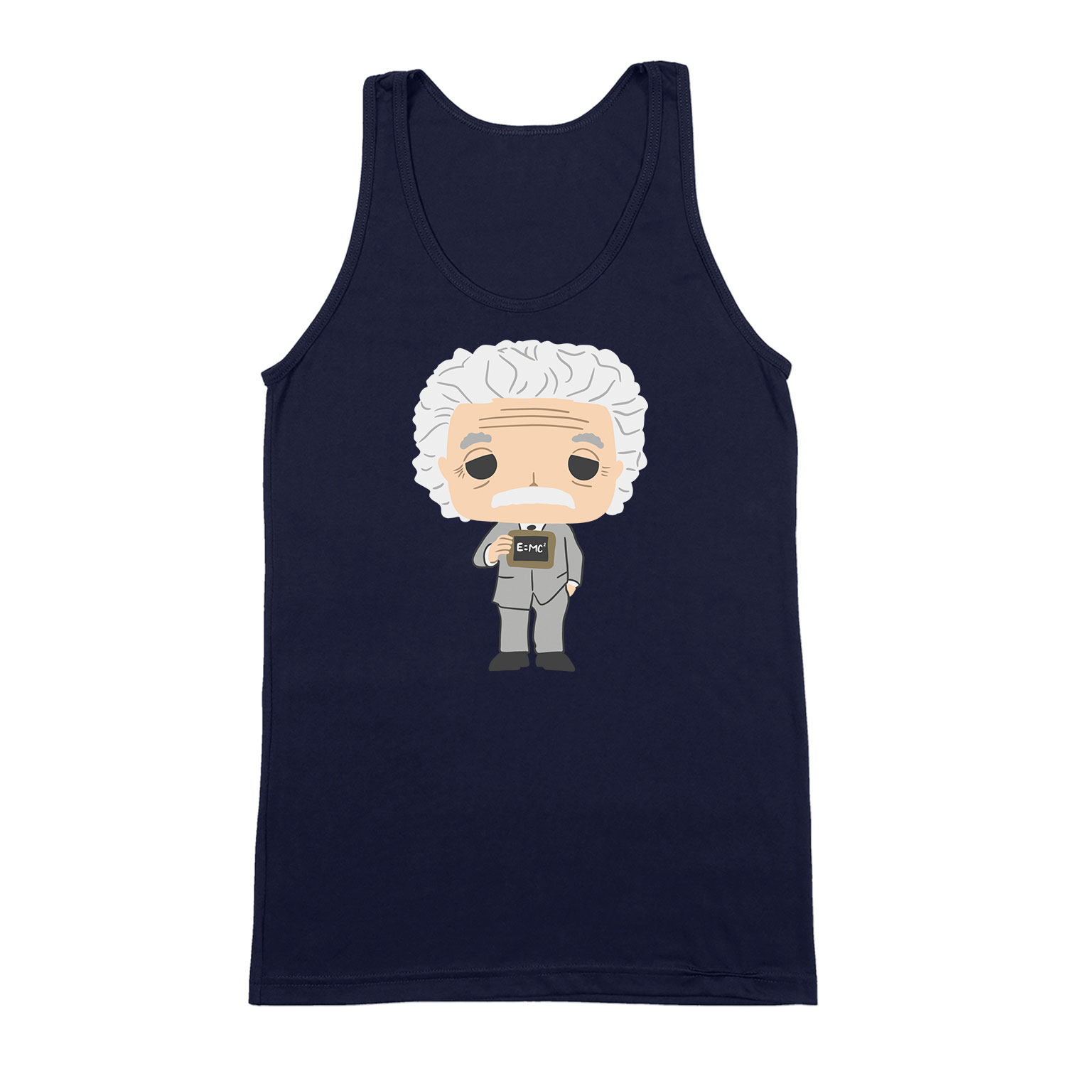 albert einstein Sötétkék Férfi Trikó