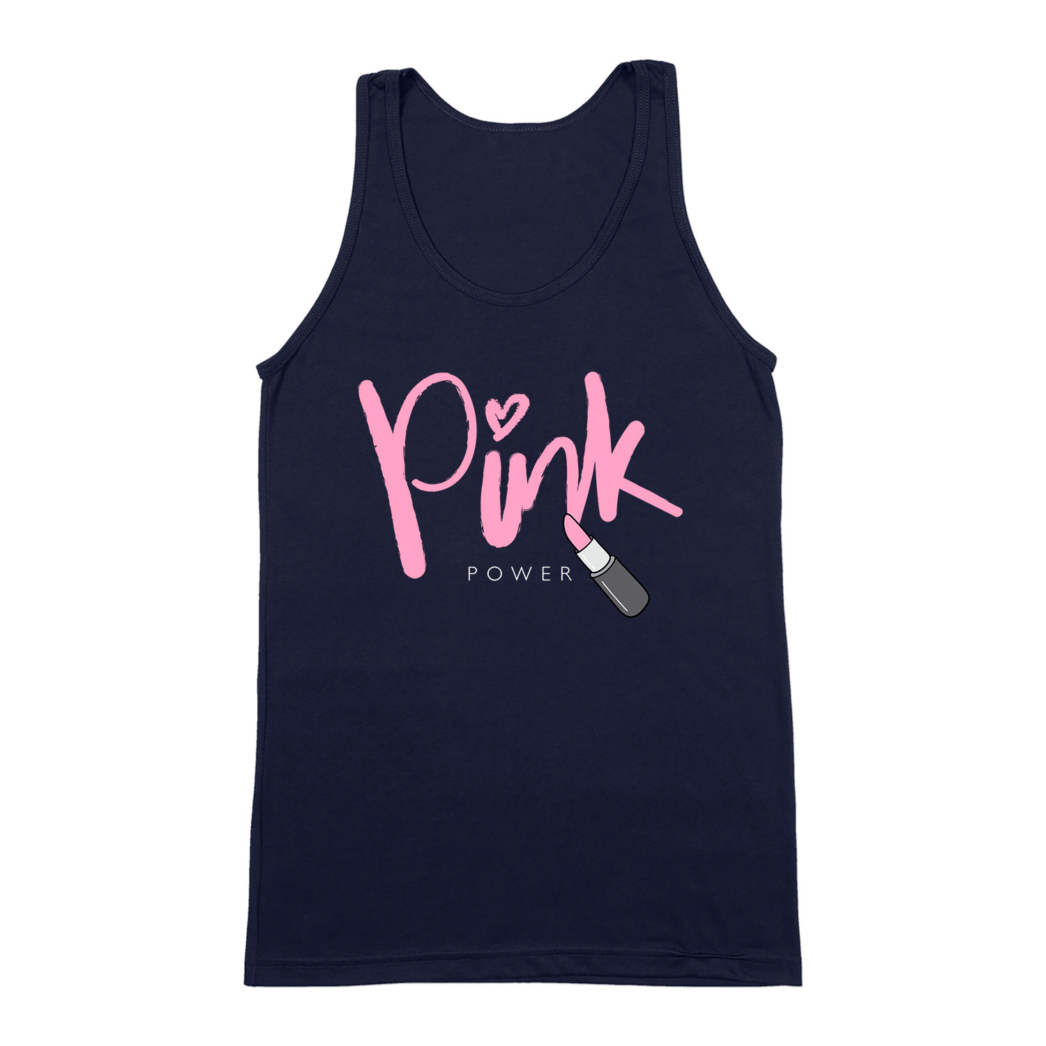 pink forever lipstick rúzs Sötétkék Férfi Trikó