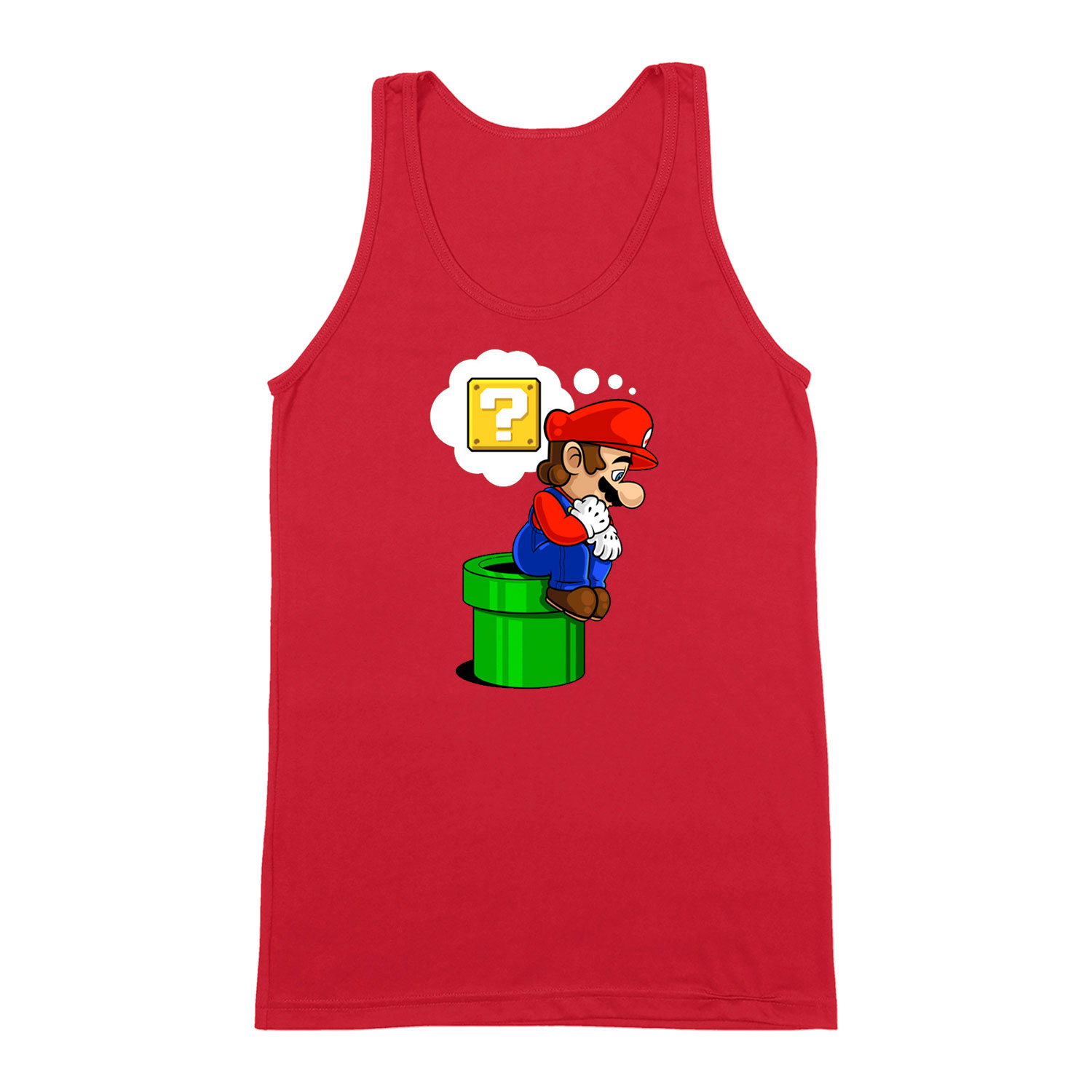 super mario Piros Férfi Trikó