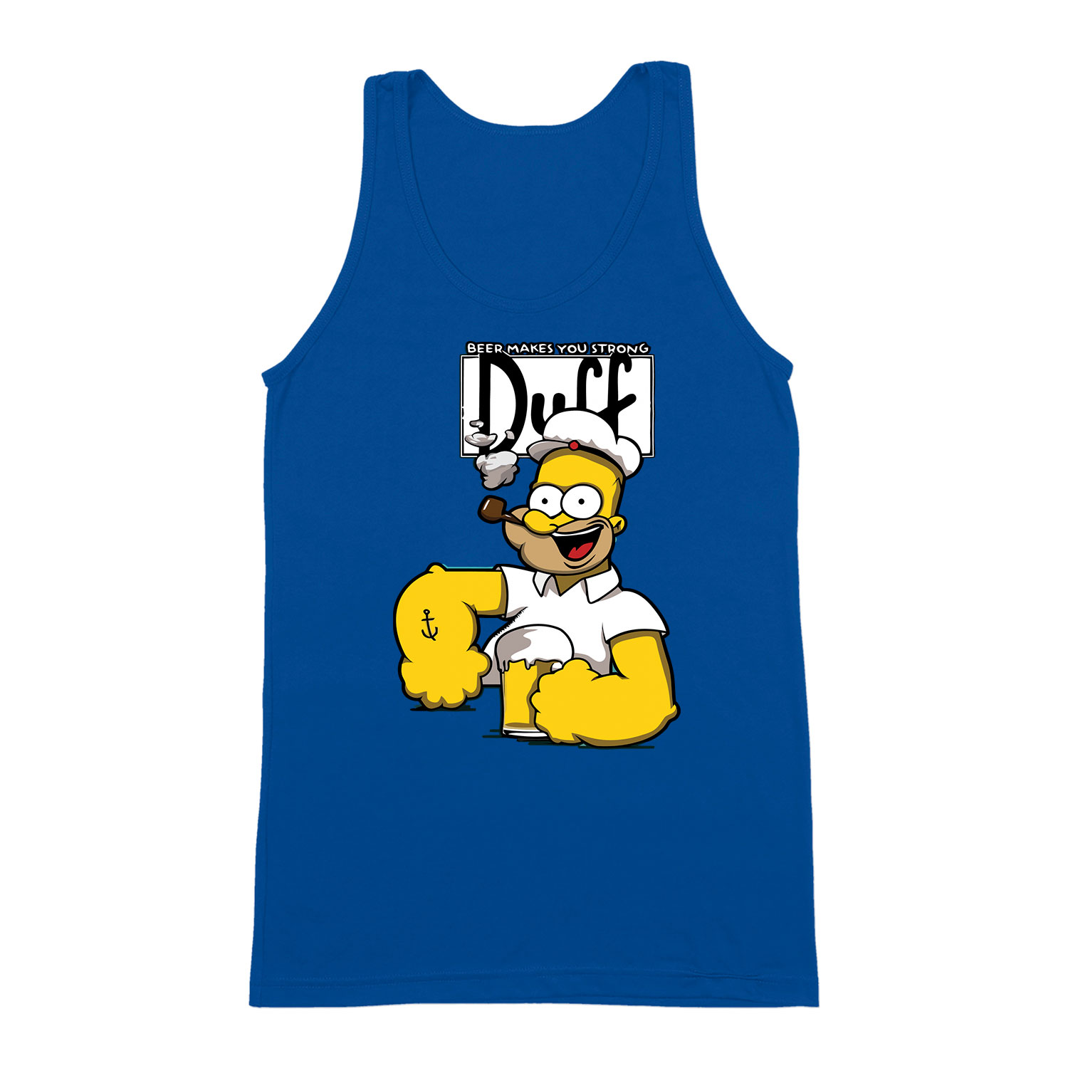 Homer Simpson Simpsons Család Kék Férfi Trikó