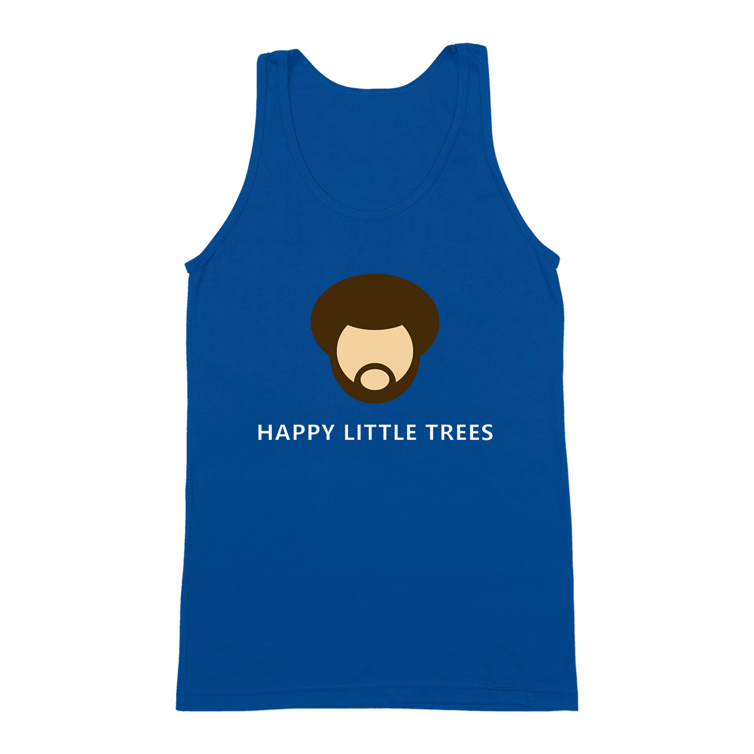Bob Ross Festészet Festő Kék Férfi Trikó