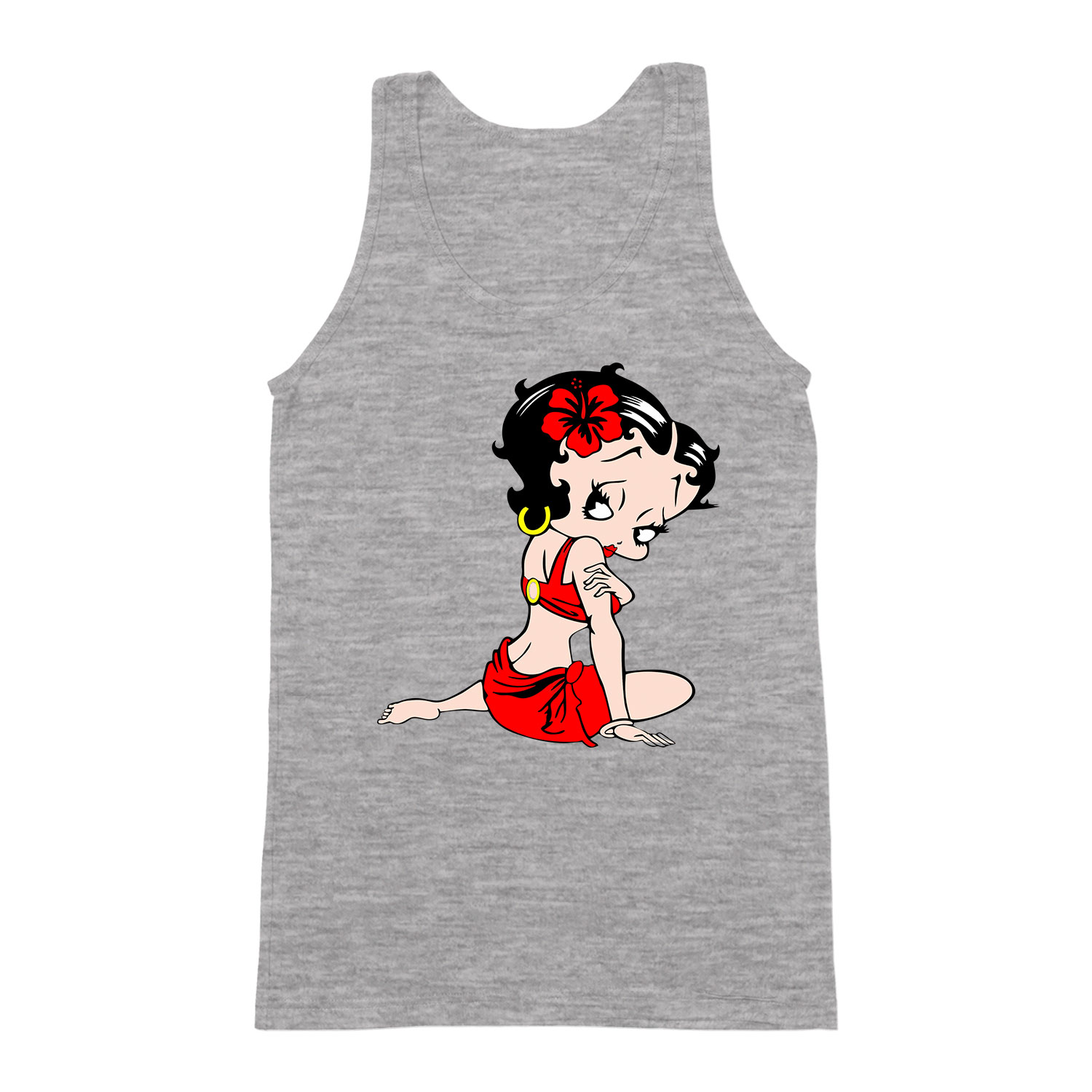 Betty Boop Sportszürke Férfi Trikó
