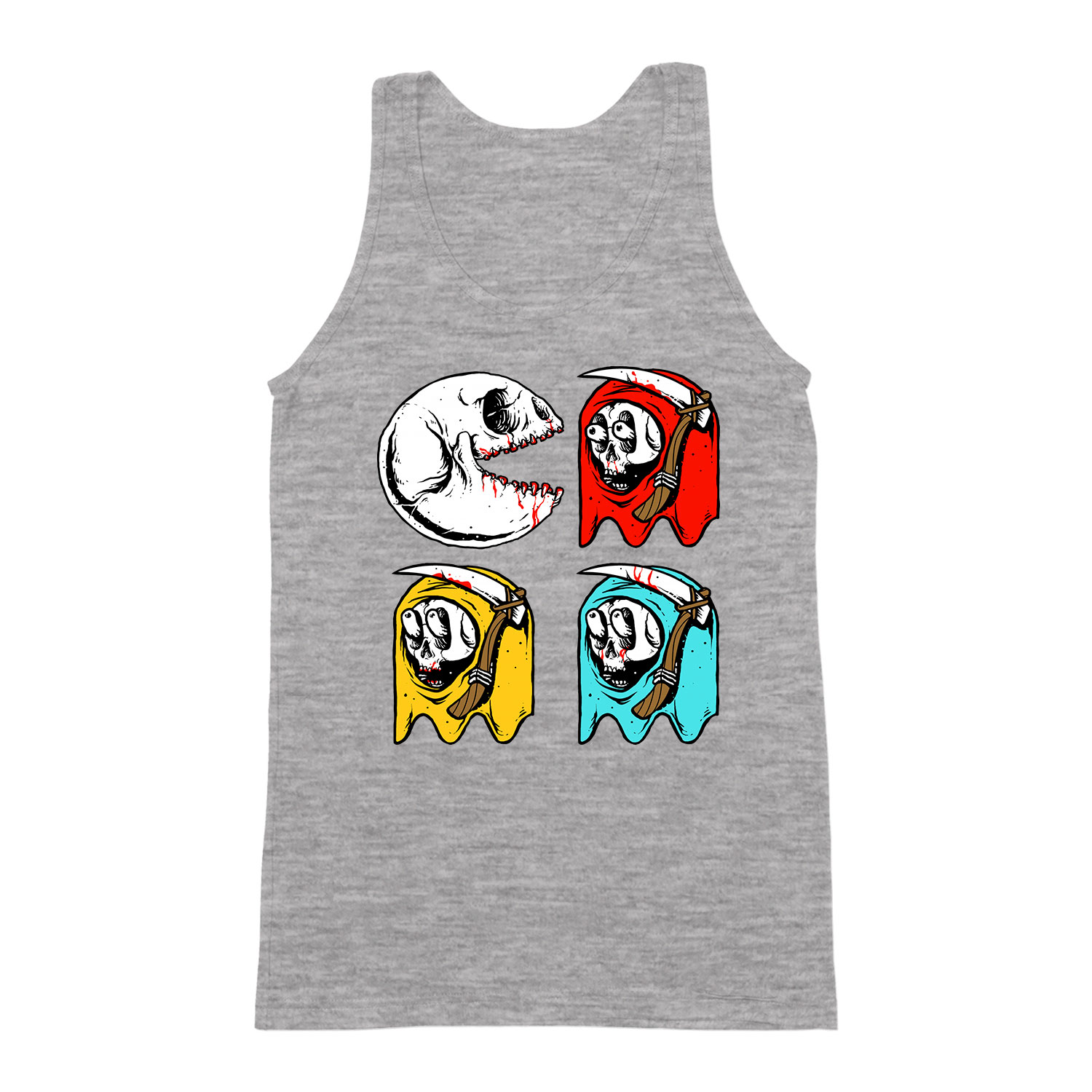 pac man Sportszürke Férfi Trikó