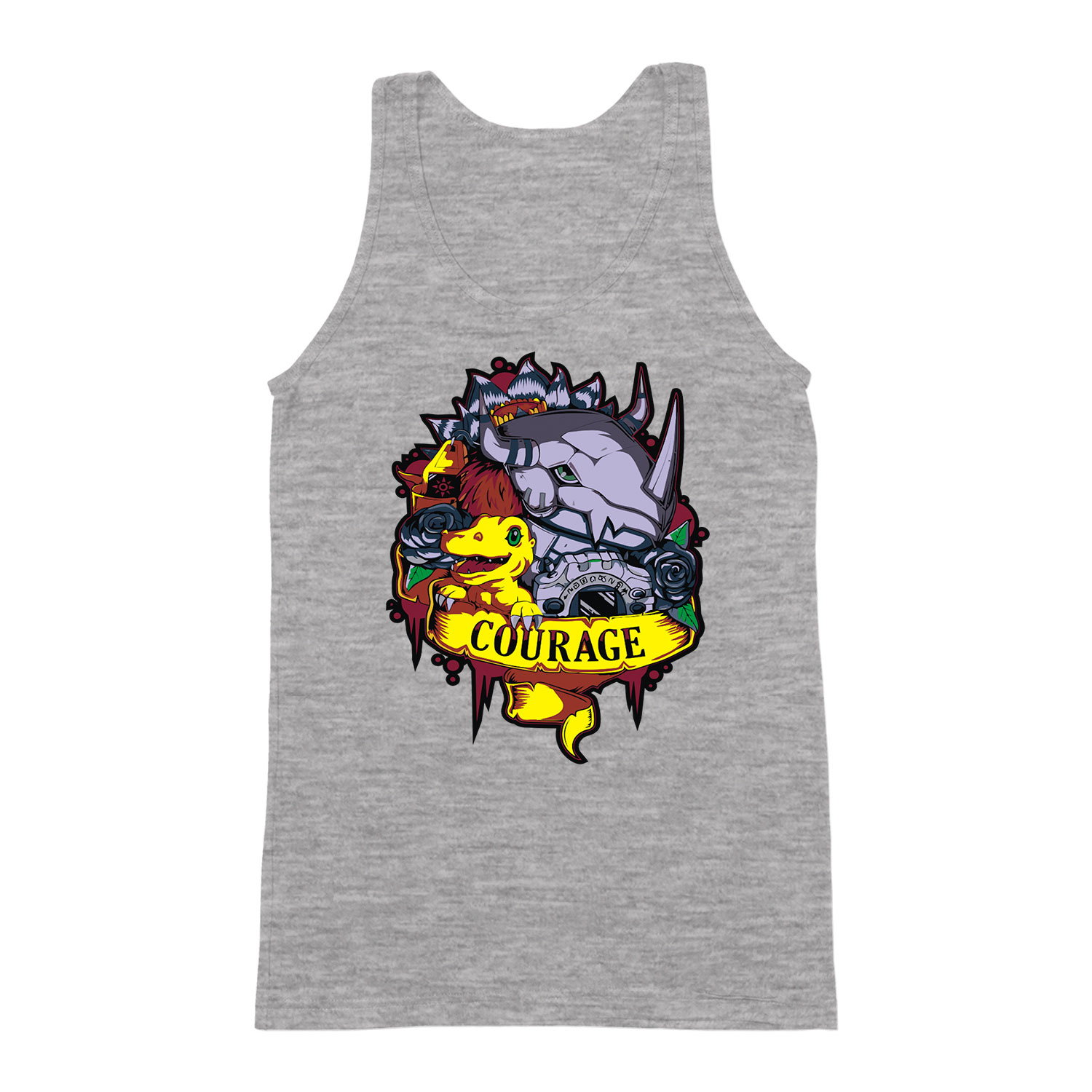 digimon agumon Sportszürke Férfi Trikó